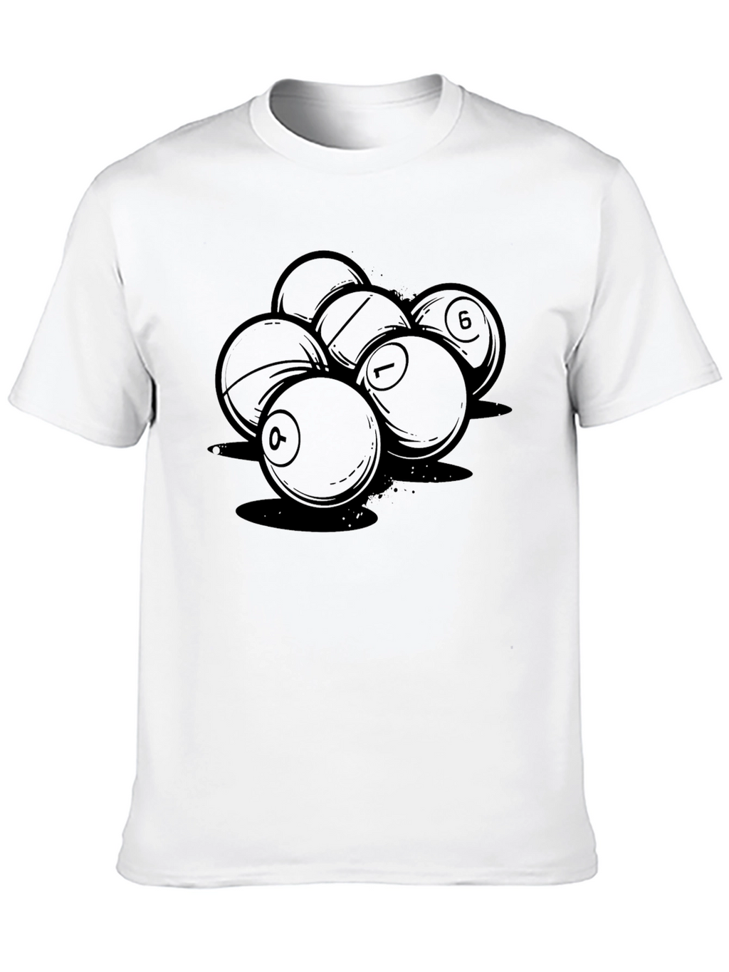 Billiards Graphic Tee - Cool Balls Design!