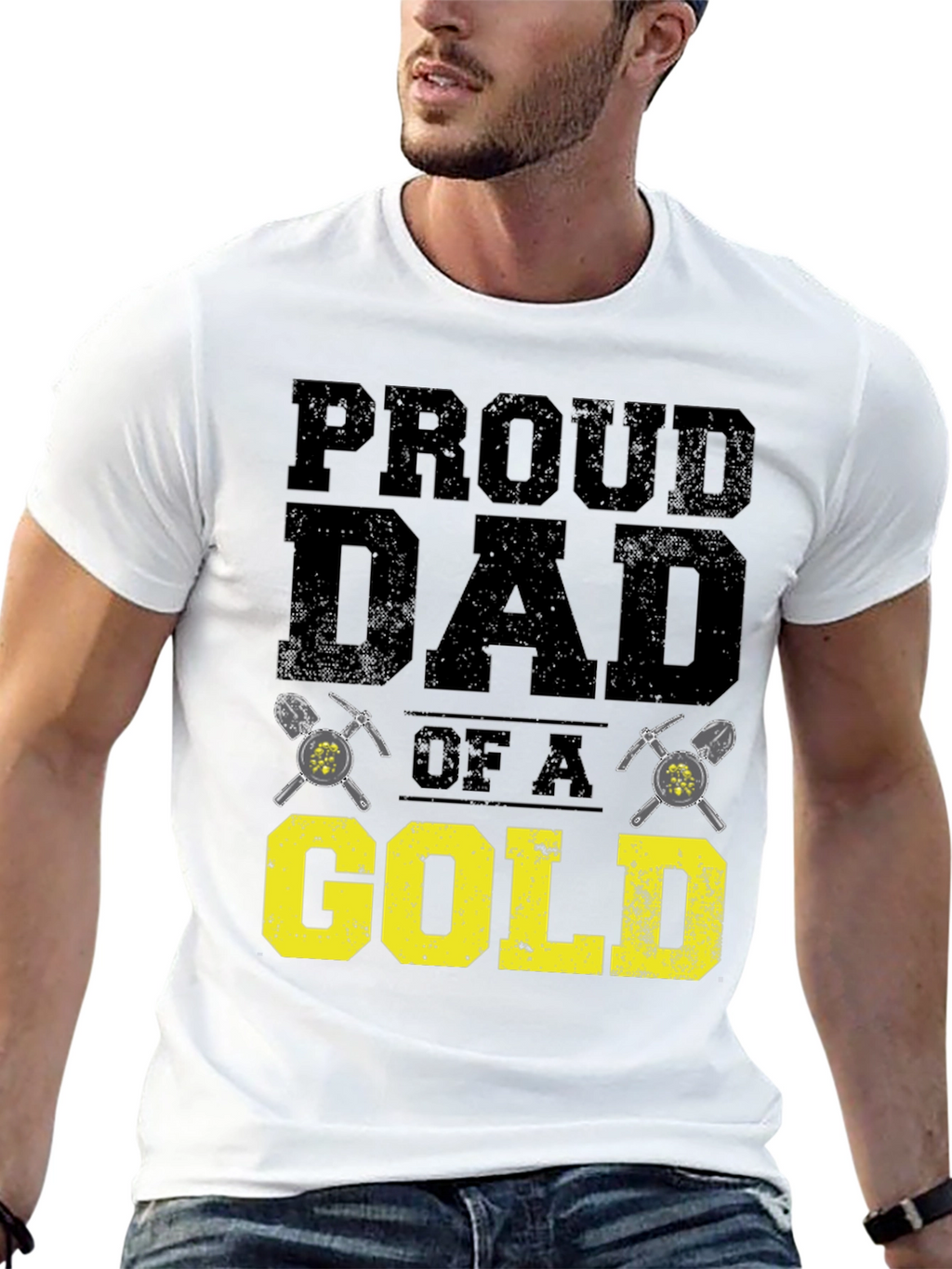Proud Dad of a Gold Miner T-Shirt