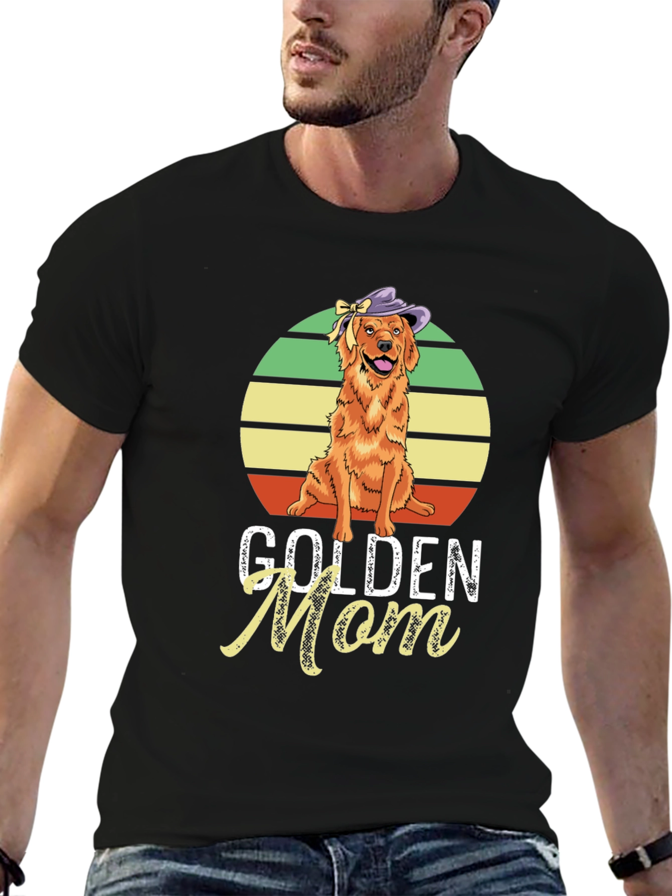 Golden Retriever Mom T-Shirt - Cute Dog Lover Tee