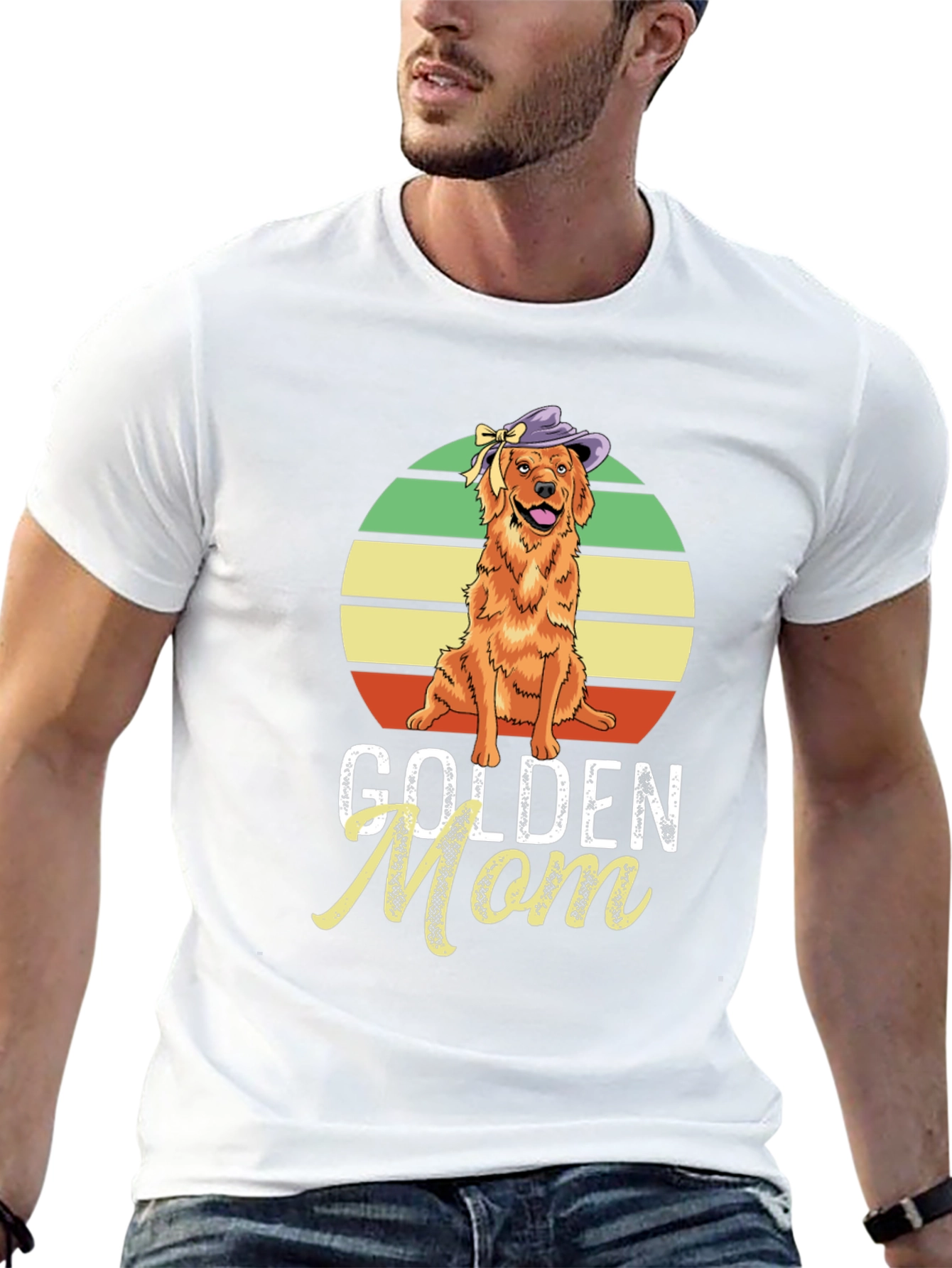 Golden Retriever Mom T-Shirt - Cute Dog Lover Tee