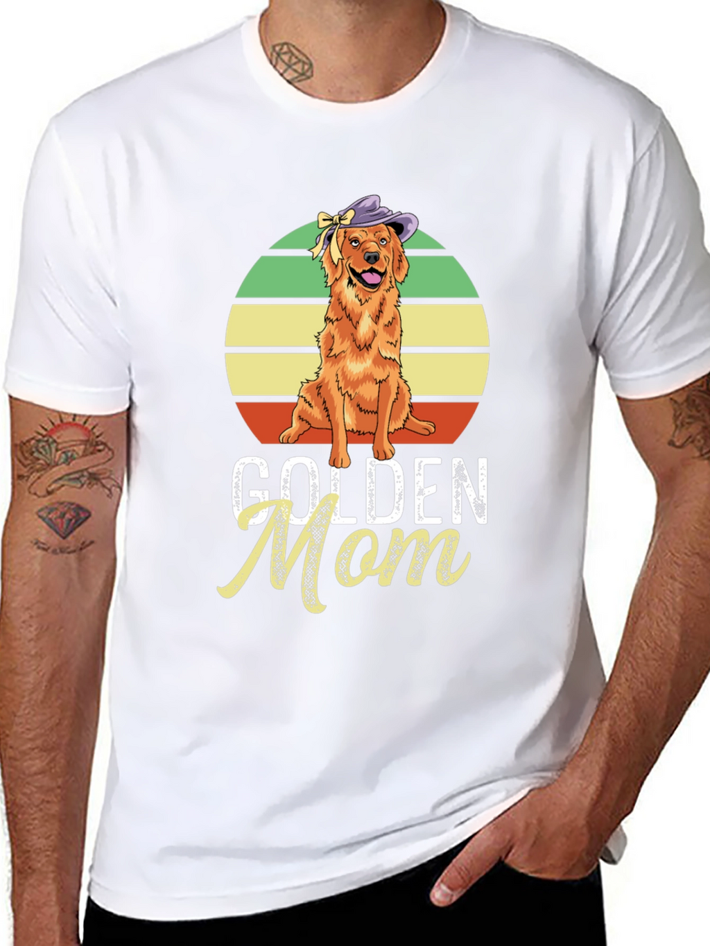 Golden Retriever Mom T-Shirt - Cute Dog Lover Tee