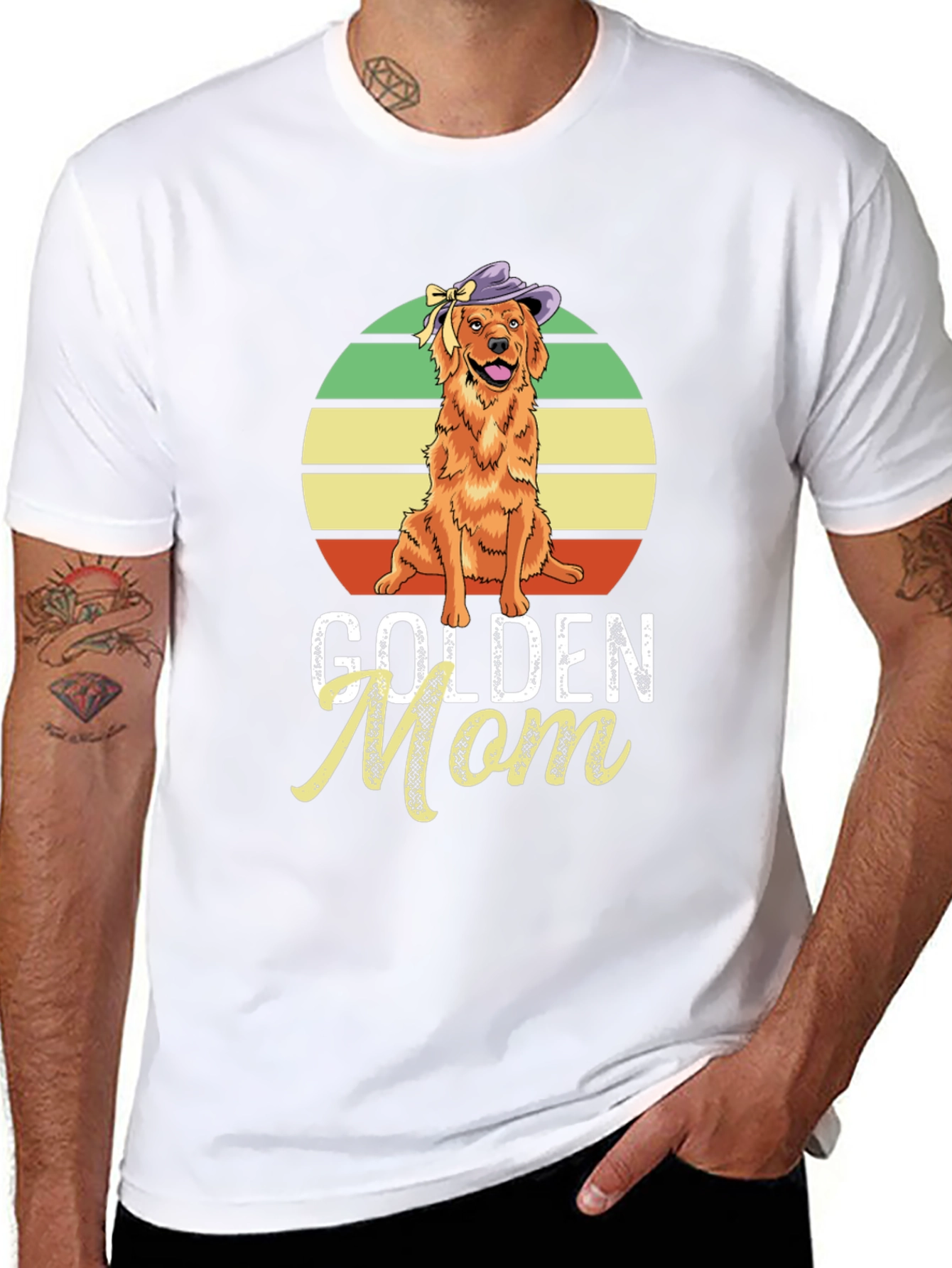 Golden Retriever Mom T-Shirt - Cute Dog Lover Tee
