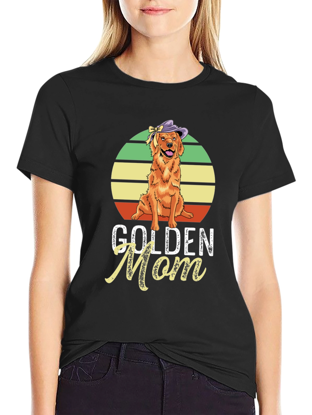 Golden Retriever Mom T-Shirt - Cute Dog Lover Tee