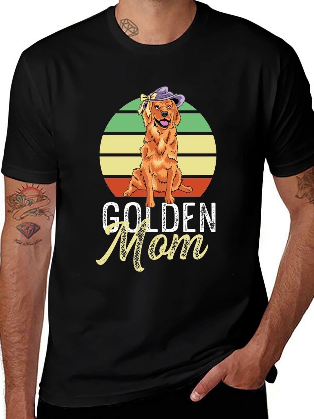 Golden Retriever Mom T-Shirt - Cute Dog Lover Tee