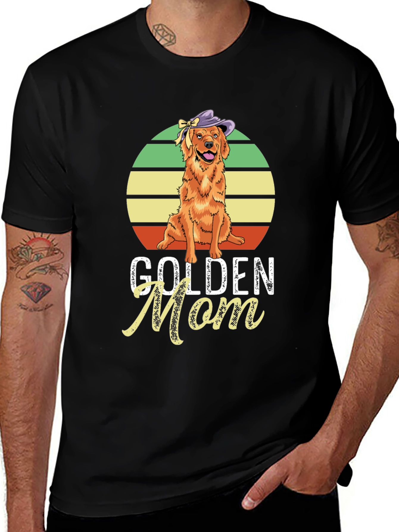 Golden Retriever Mom T-Shirt - Cute Dog Lover Tee