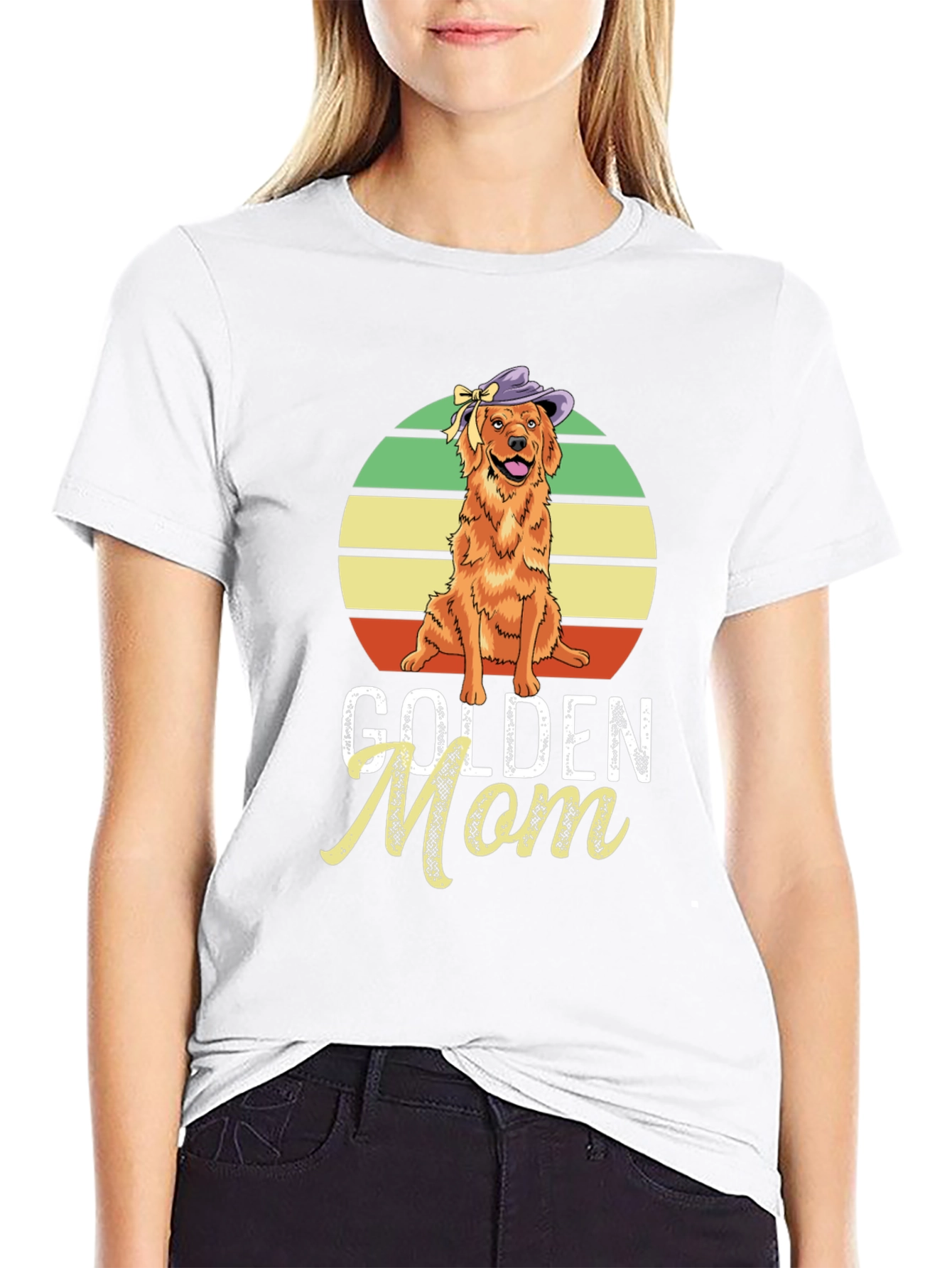 Golden Retriever Mom T-Shirt - Cute Dog Lover Tee
