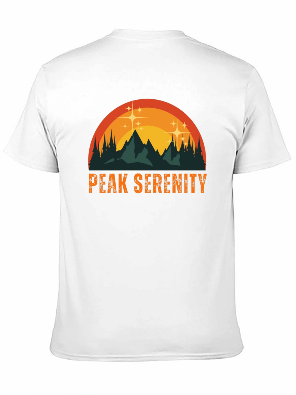 Peak Serenity Graphic Tee - Black Mountain T-Shirt