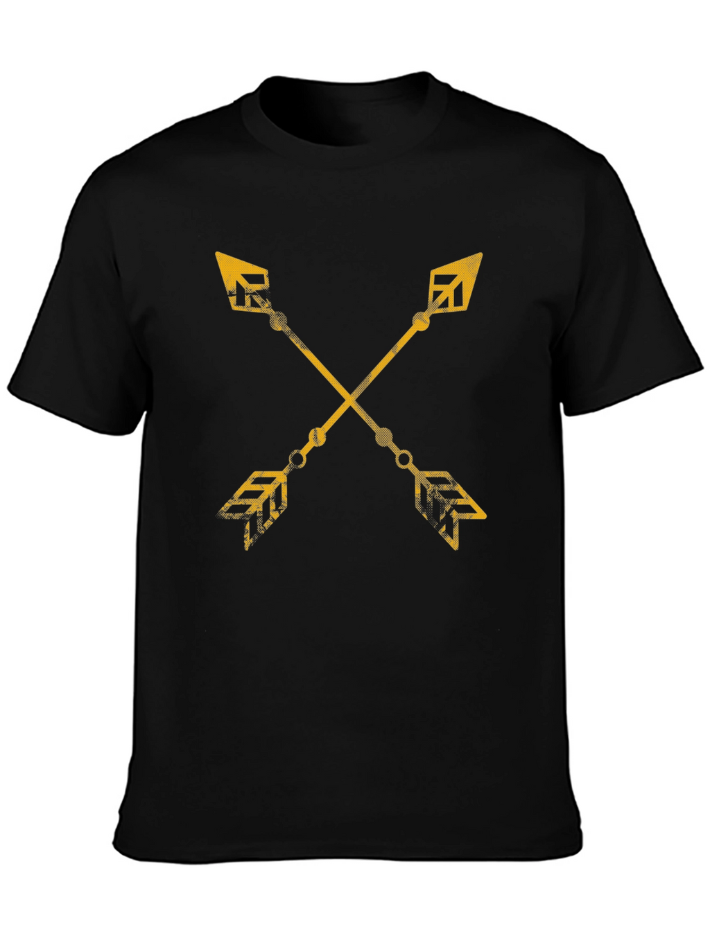 Crossed Arrow Graphic Black T-Shirt