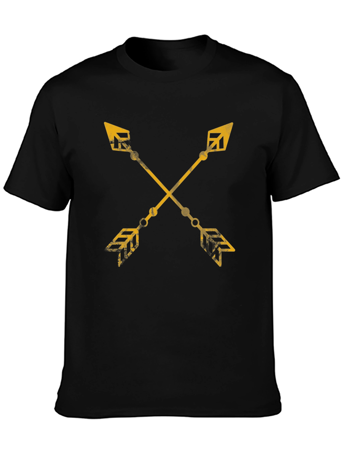 Crossed Arrow Graphic Black T-Shirt