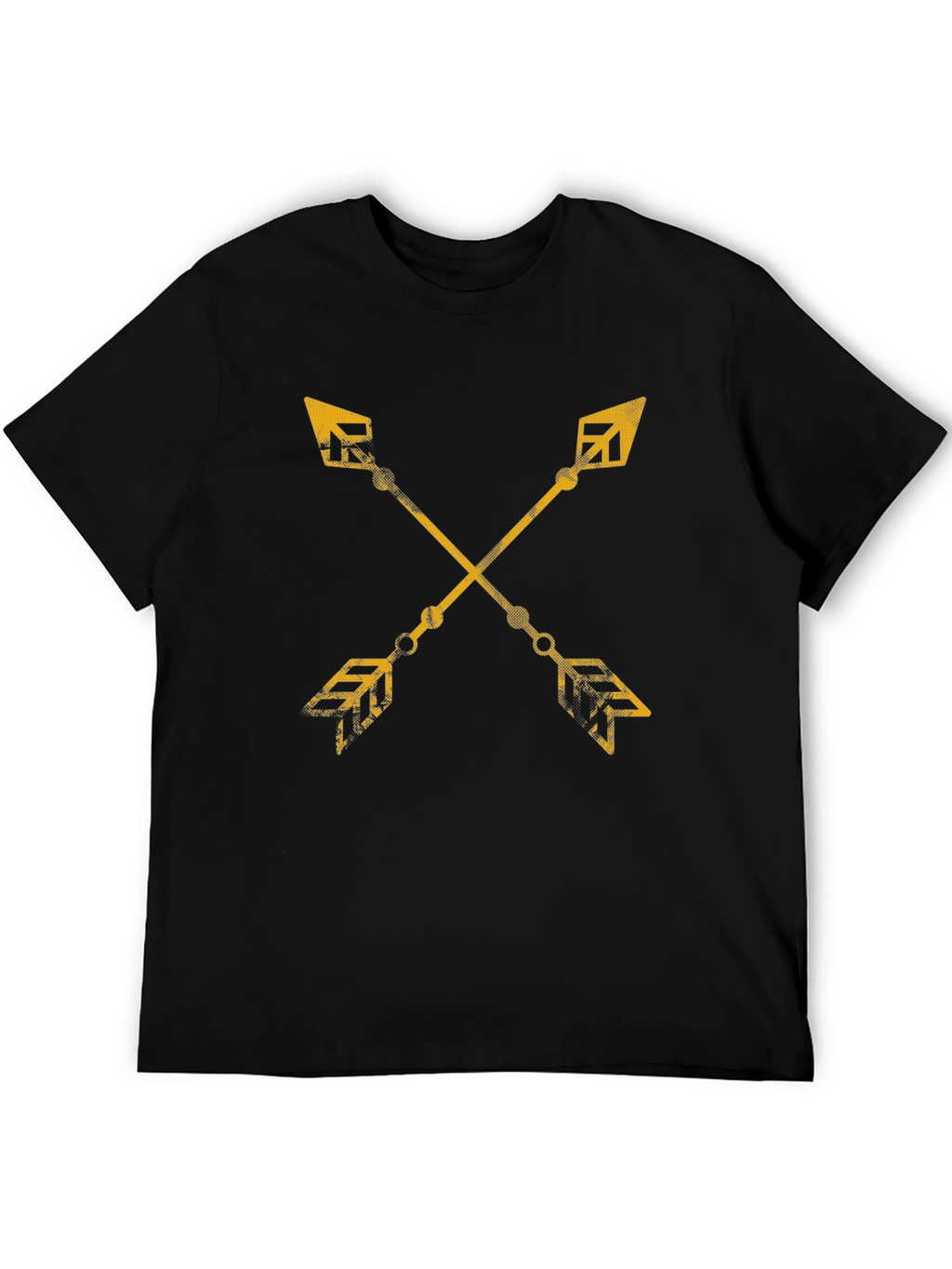 Crossed Arrow Graphic Black T-Shirt