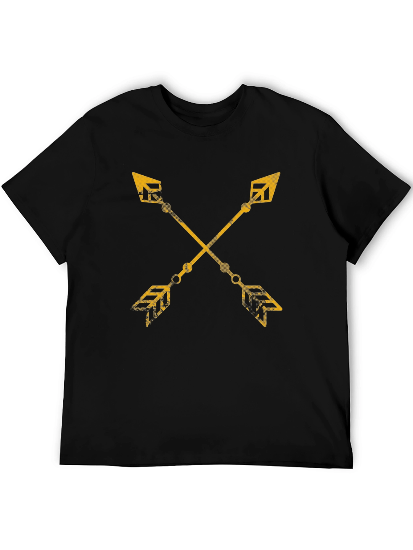 Crossed Arrow Graphic Black T-Shirt