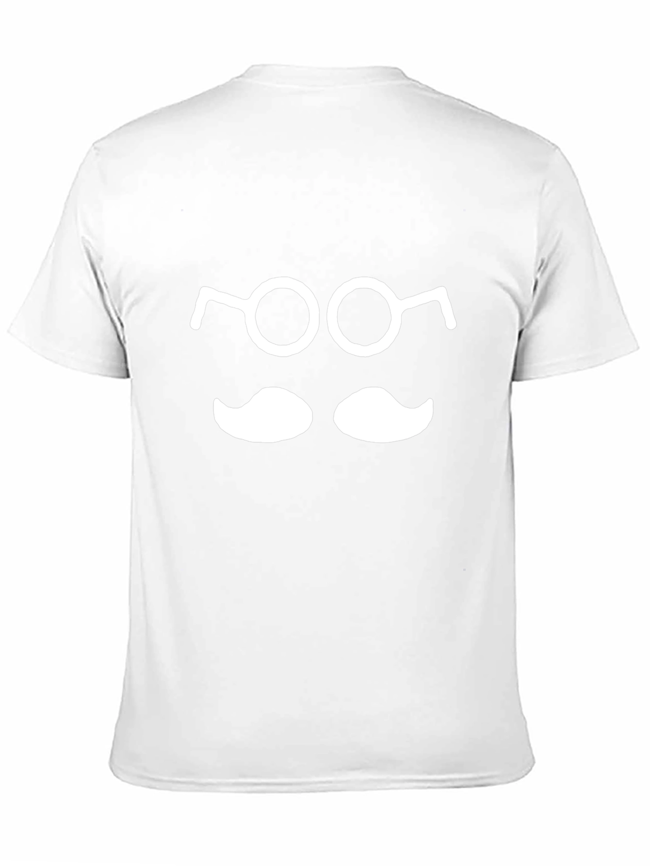 Funny Geek T-Shirt: Glasses and Mustache Tee