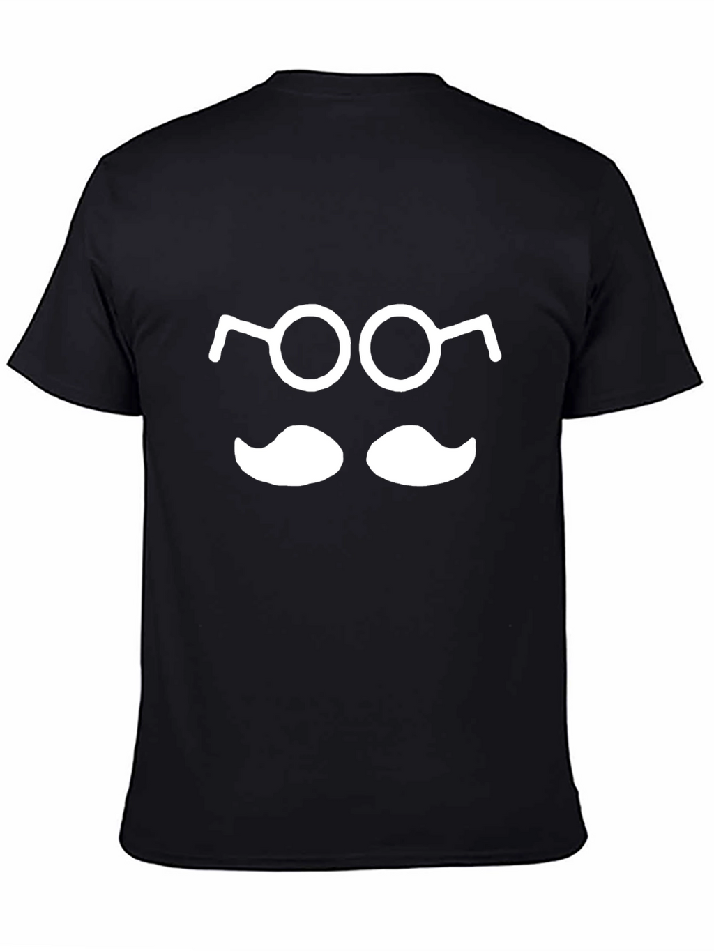 Funny Geek T-Shirt: Glasses and Mustache Tee