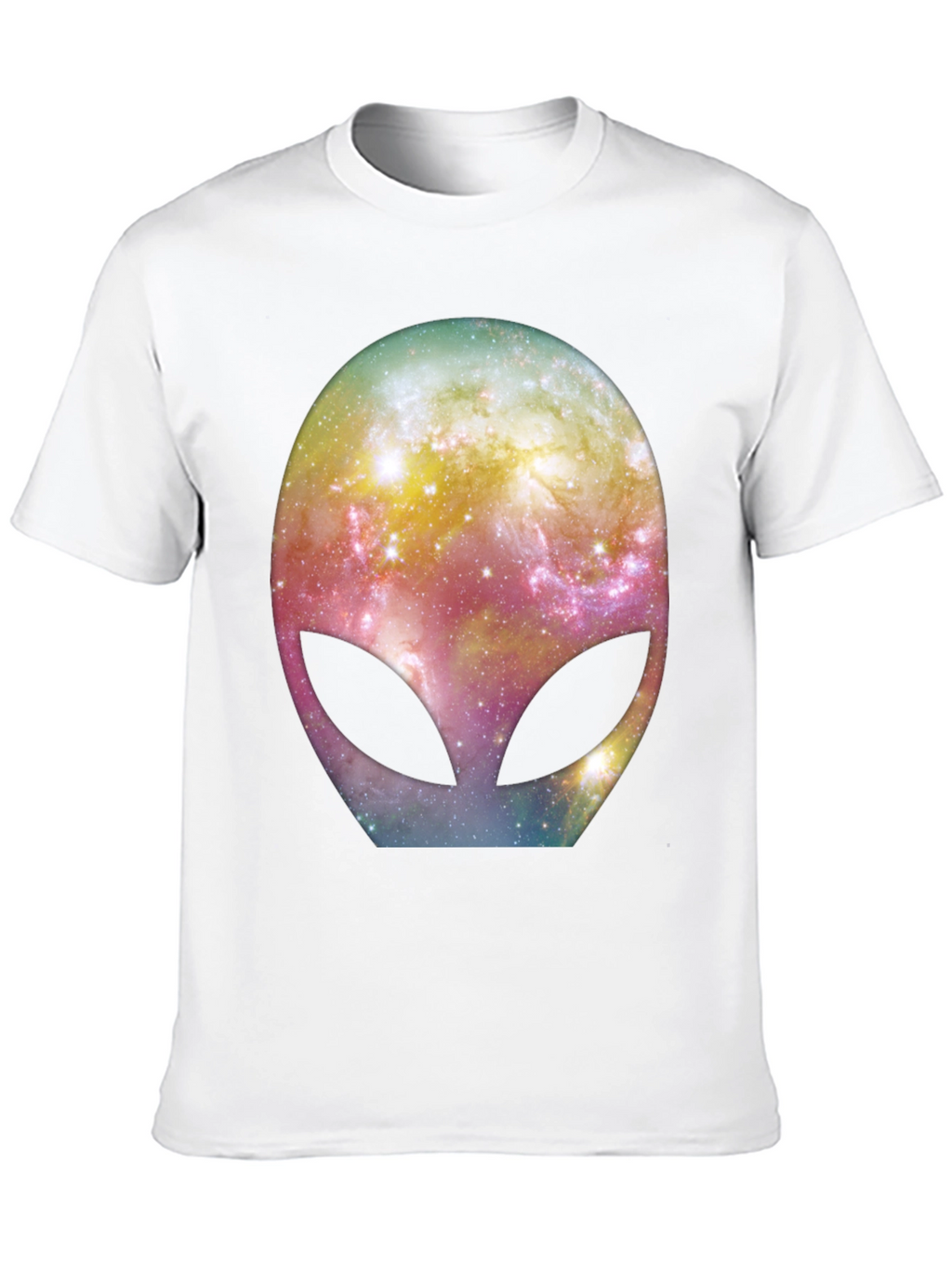 Galaxy Alien Graphic Black T-Shirt