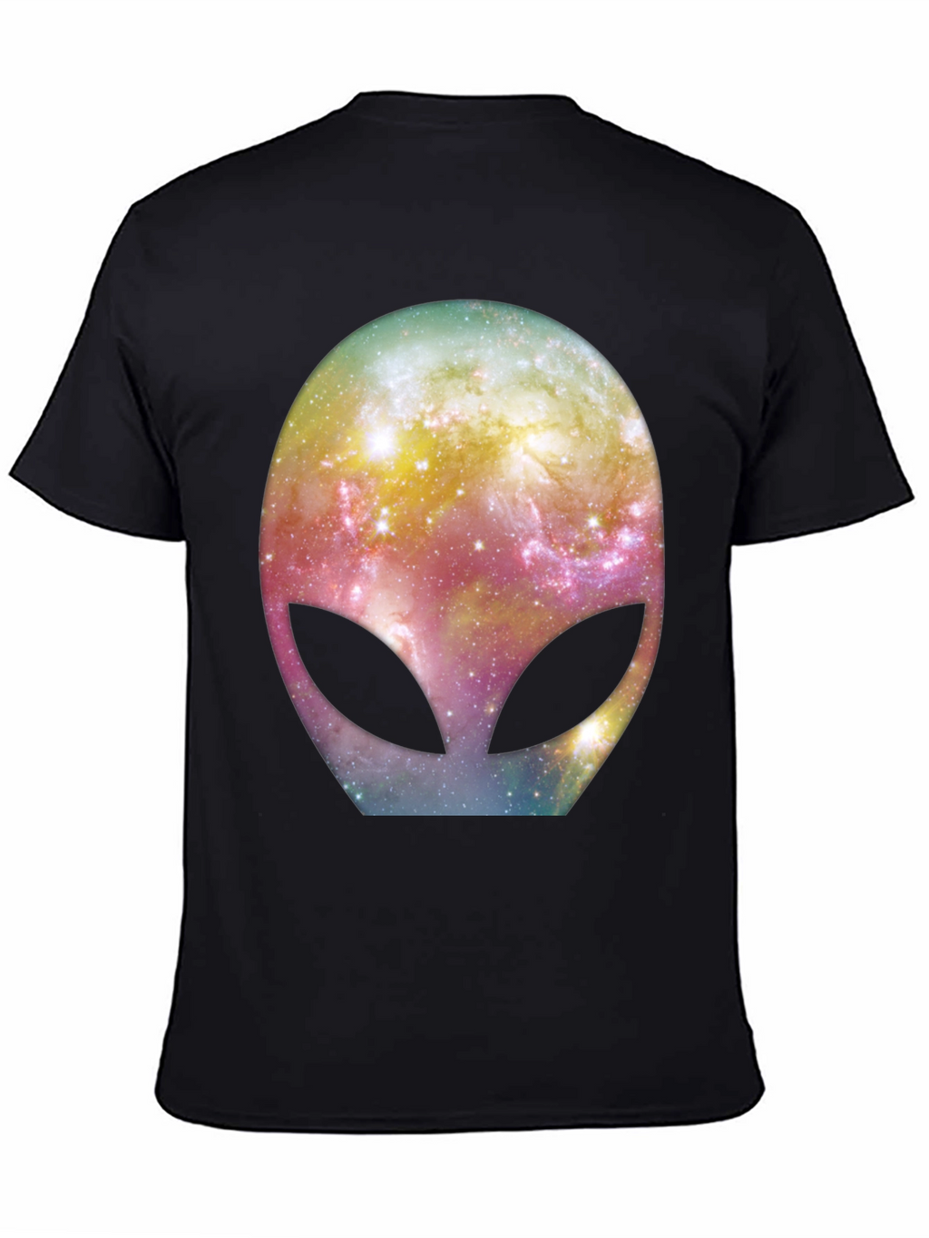 Galaxy Alien Graphic Black T-Shirt