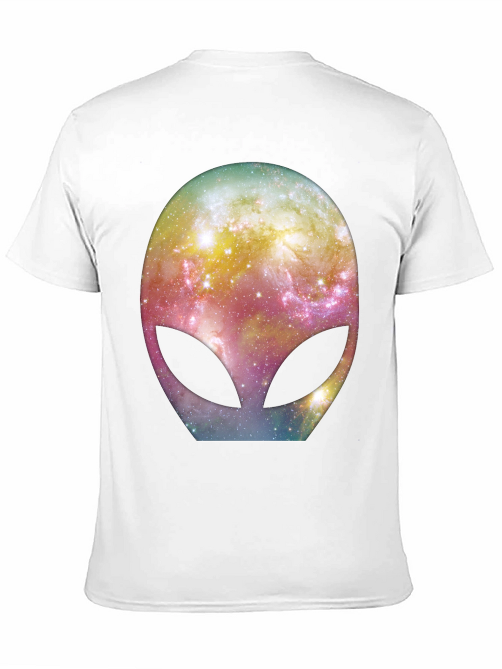 Galaxy Alien Graphic Black T-Shirt