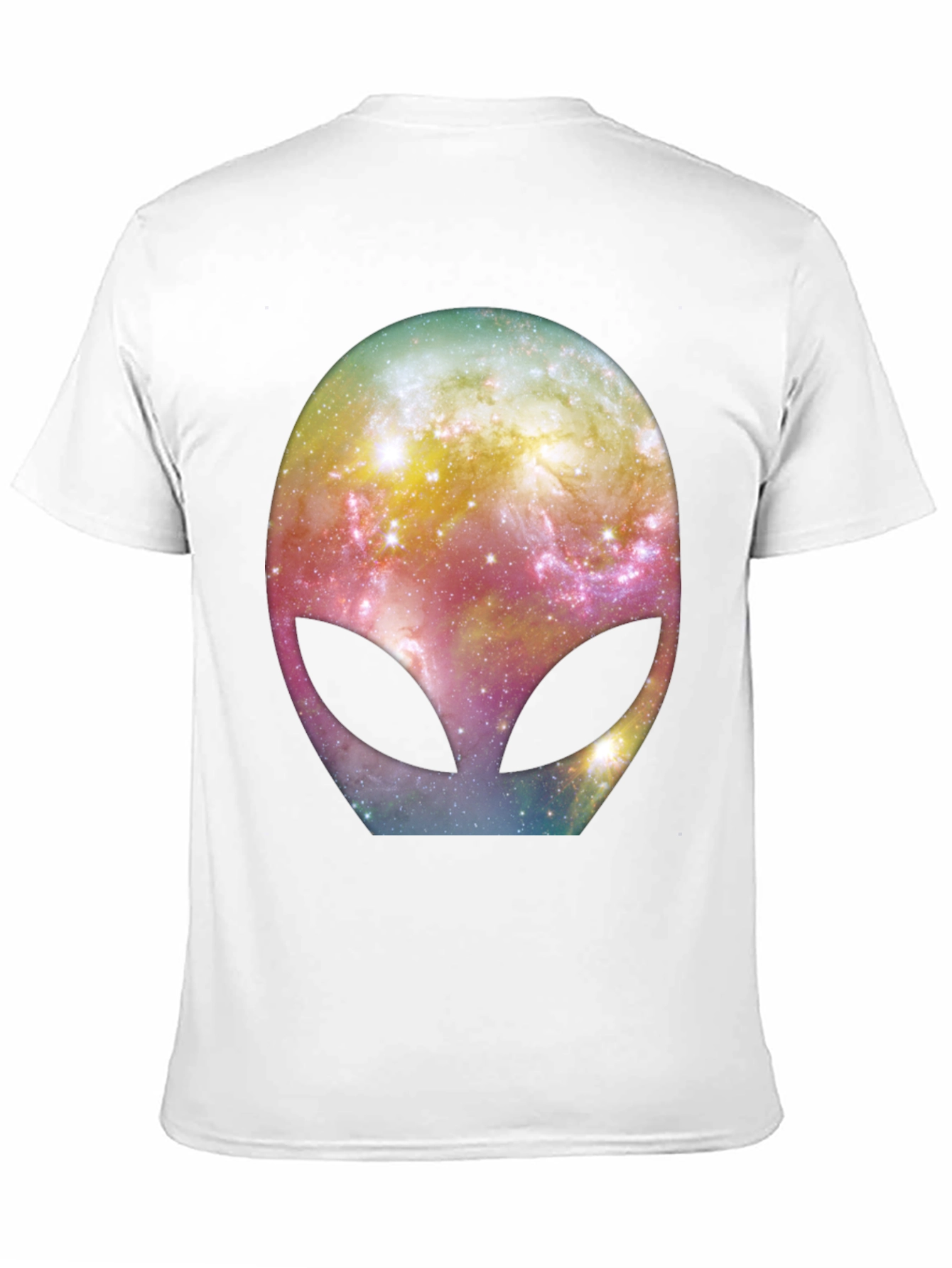 Galaxy Alien Graphic Black T-Shirt