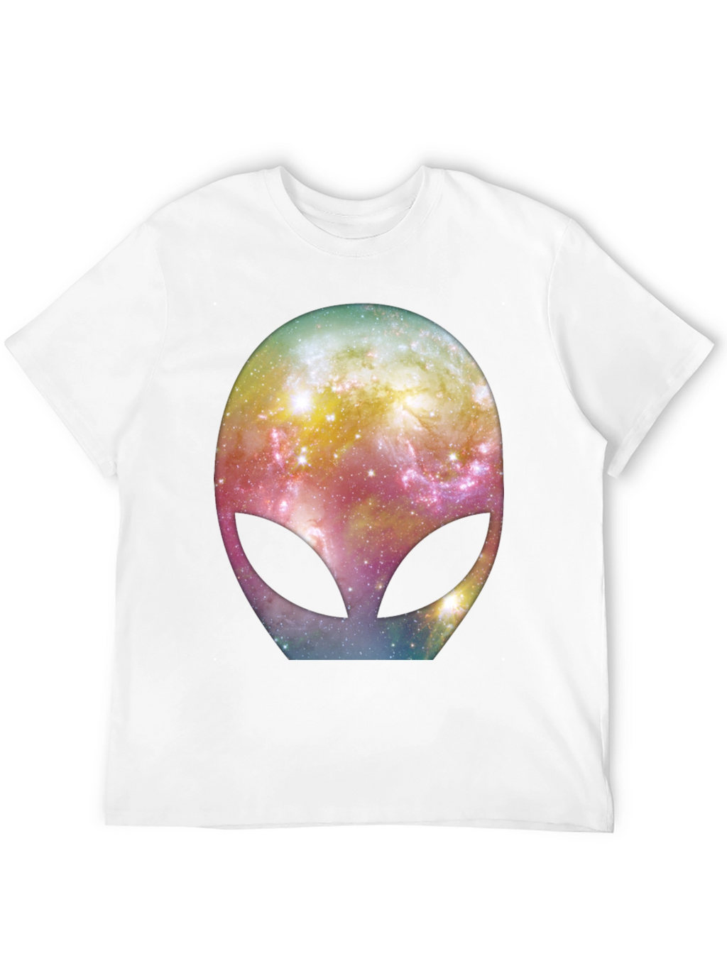 Galaxy Alien Graphic Black T-Shirt