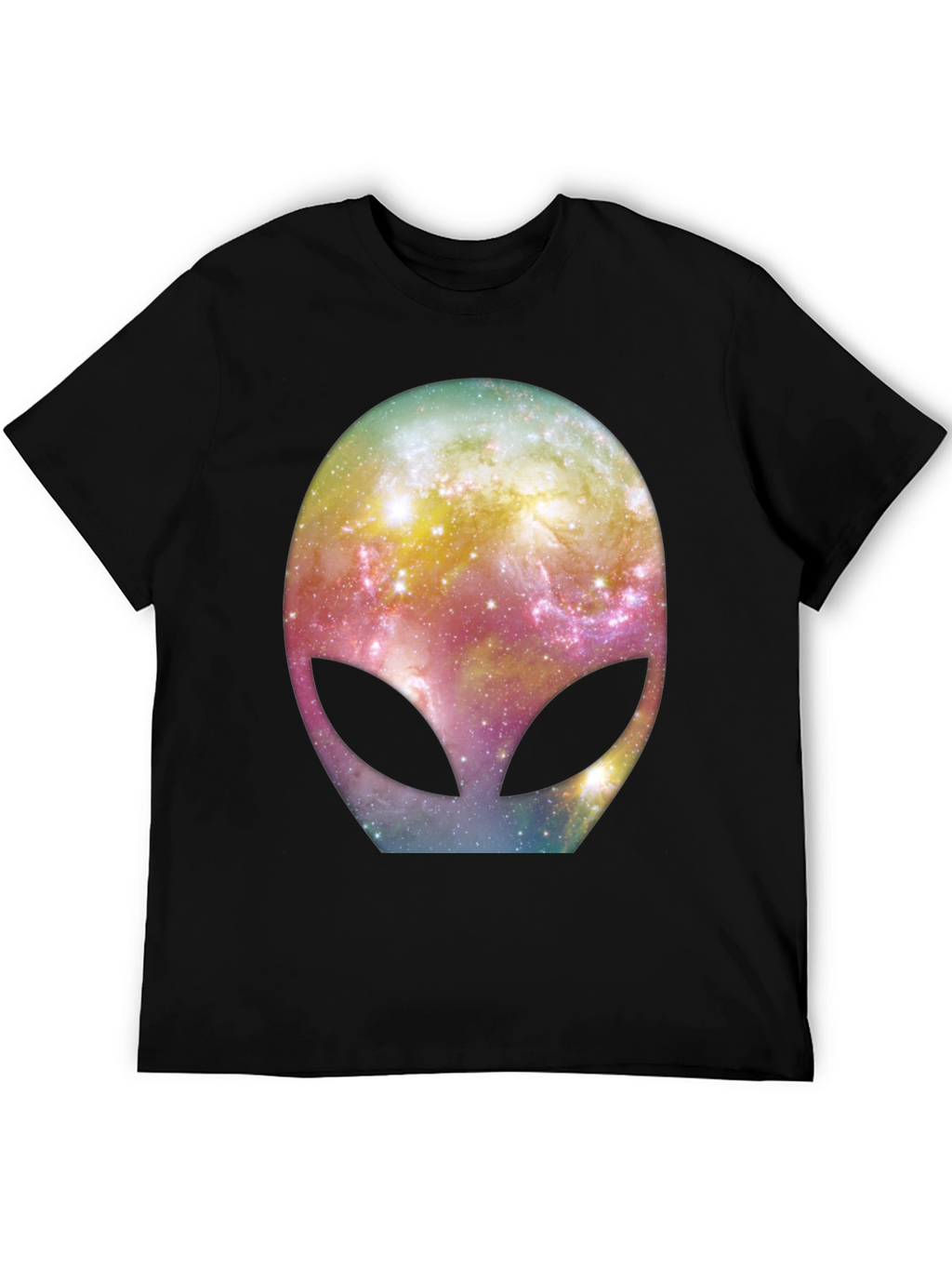 Galaxy Alien Graphic Black T-Shirt