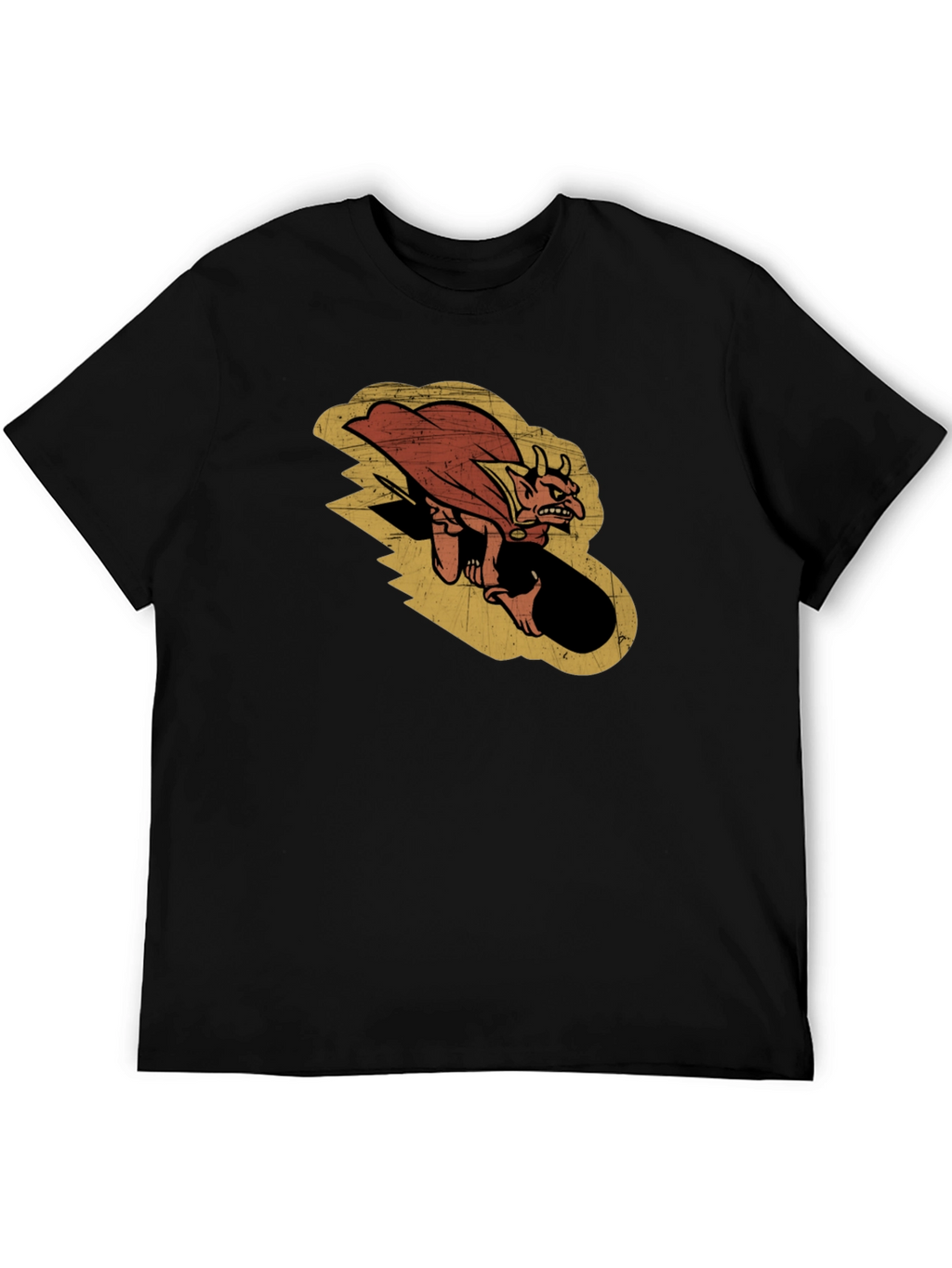Devil Rider Graphic Tee - Mens Black T-Shirt