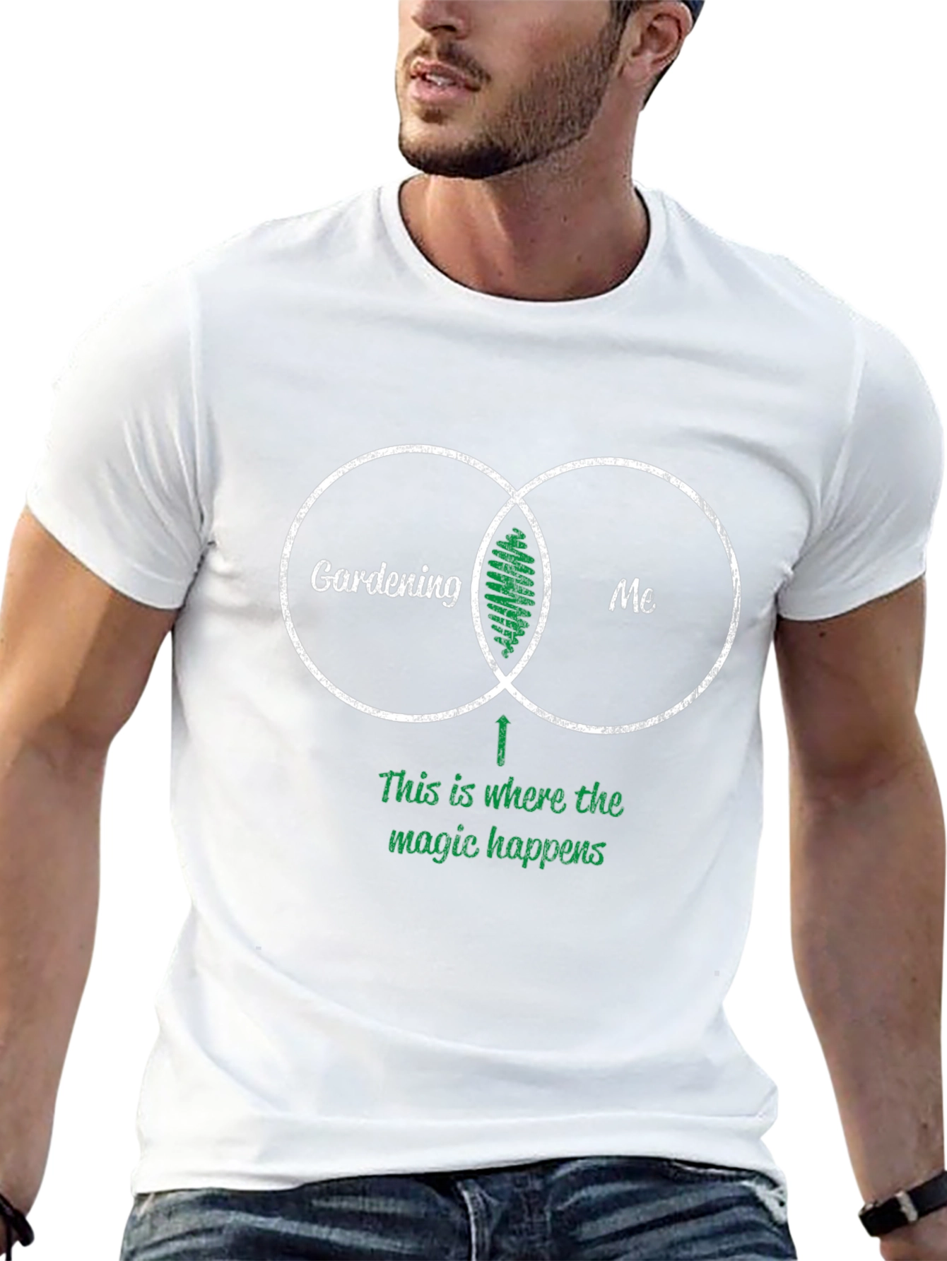Gardening and Me T-Shirt - Magic Happens Here