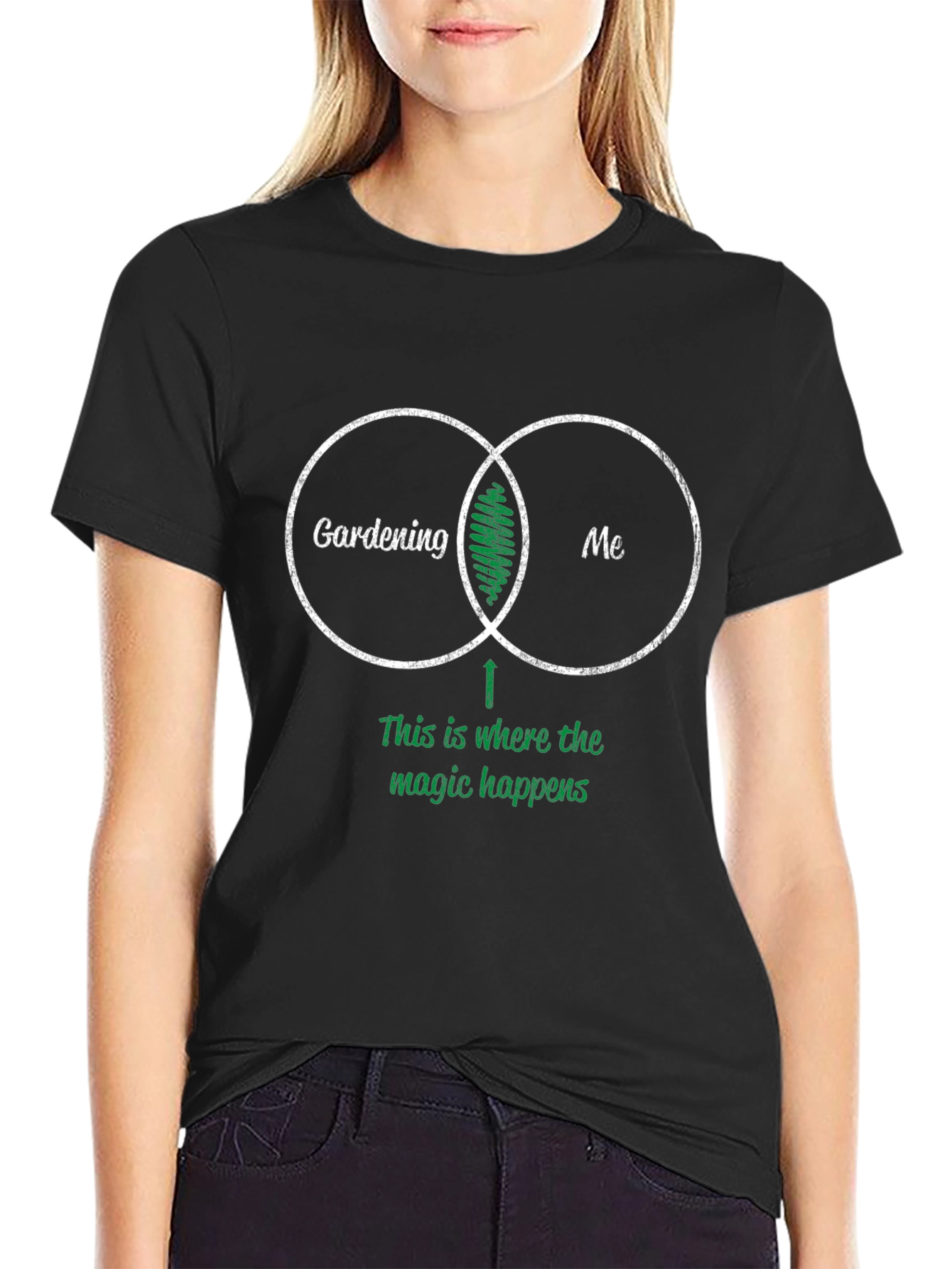 Gardening and Me T-Shirt - Magic Happens Here