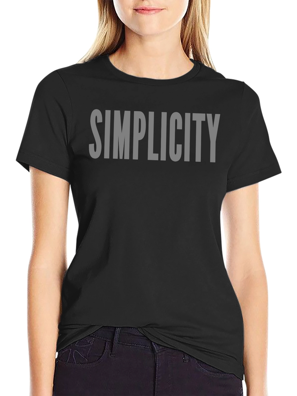 Simplicity Graphic T-Shirt - Minimalist Design