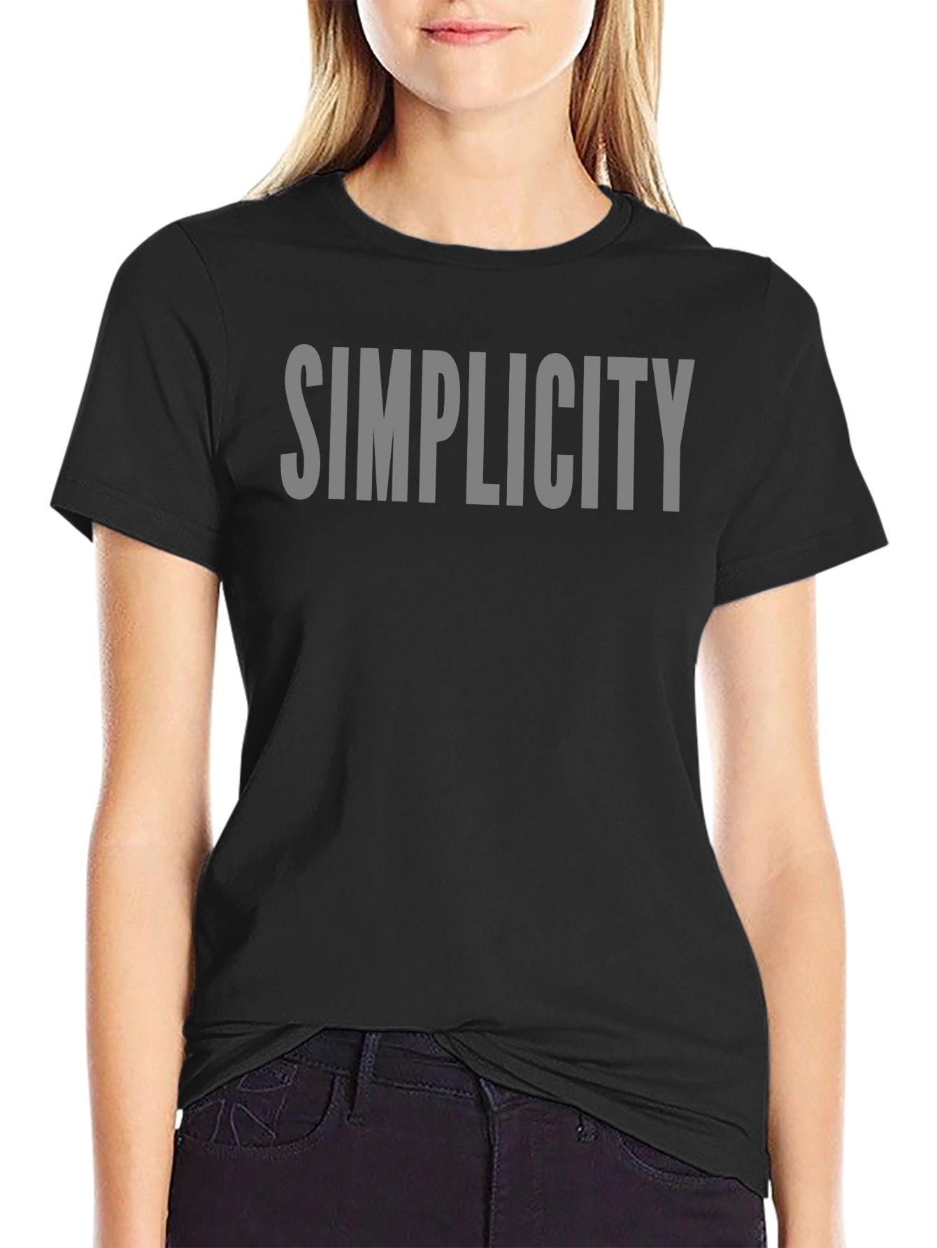 Simplicity Graphic T-Shirt - Minimalist Design