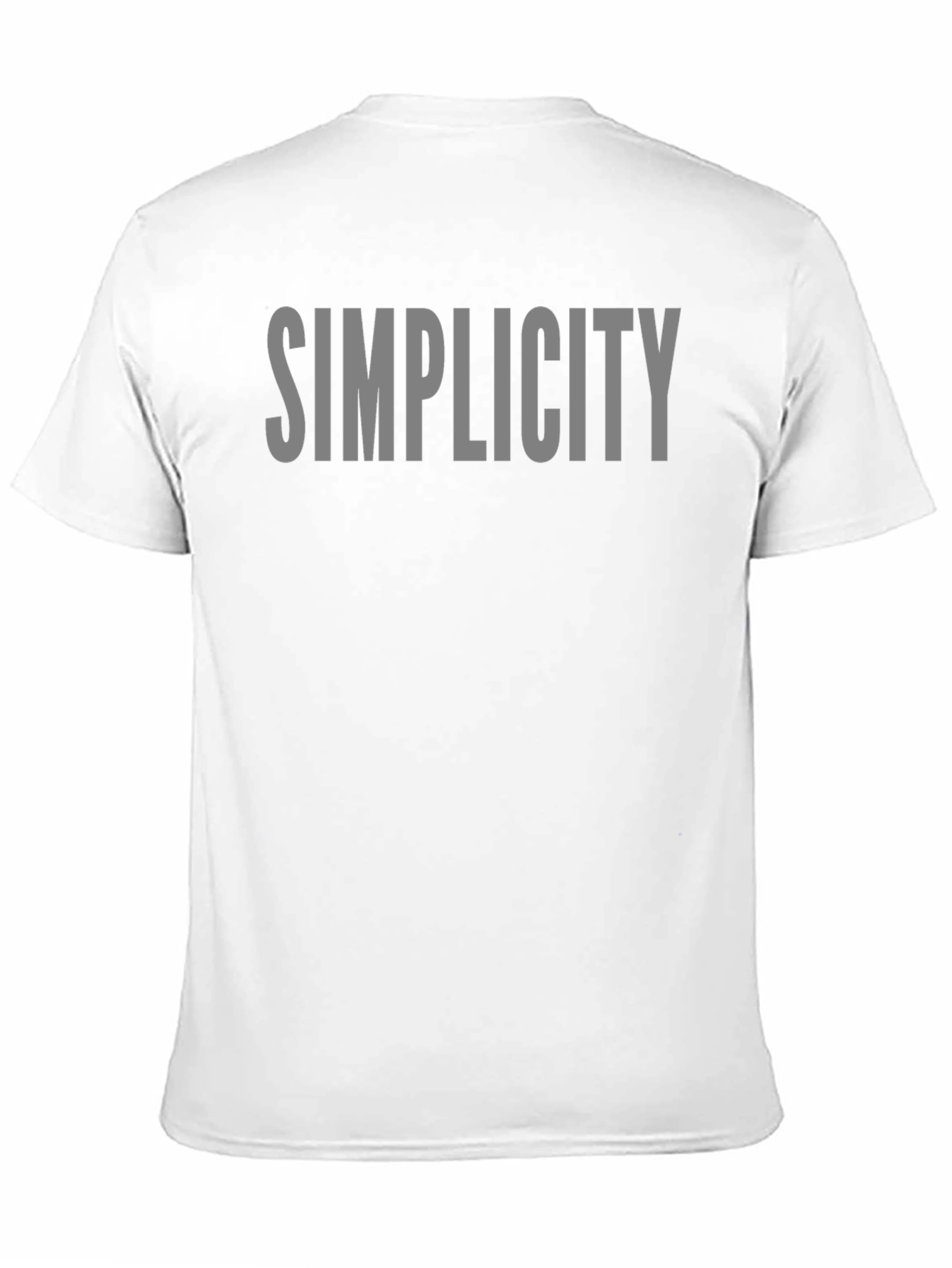 Simplicity Graphic T-Shirt - Minimalist Design