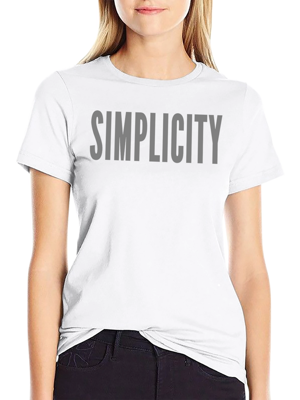 Simplicity Graphic T-Shirt - Minimalist Design