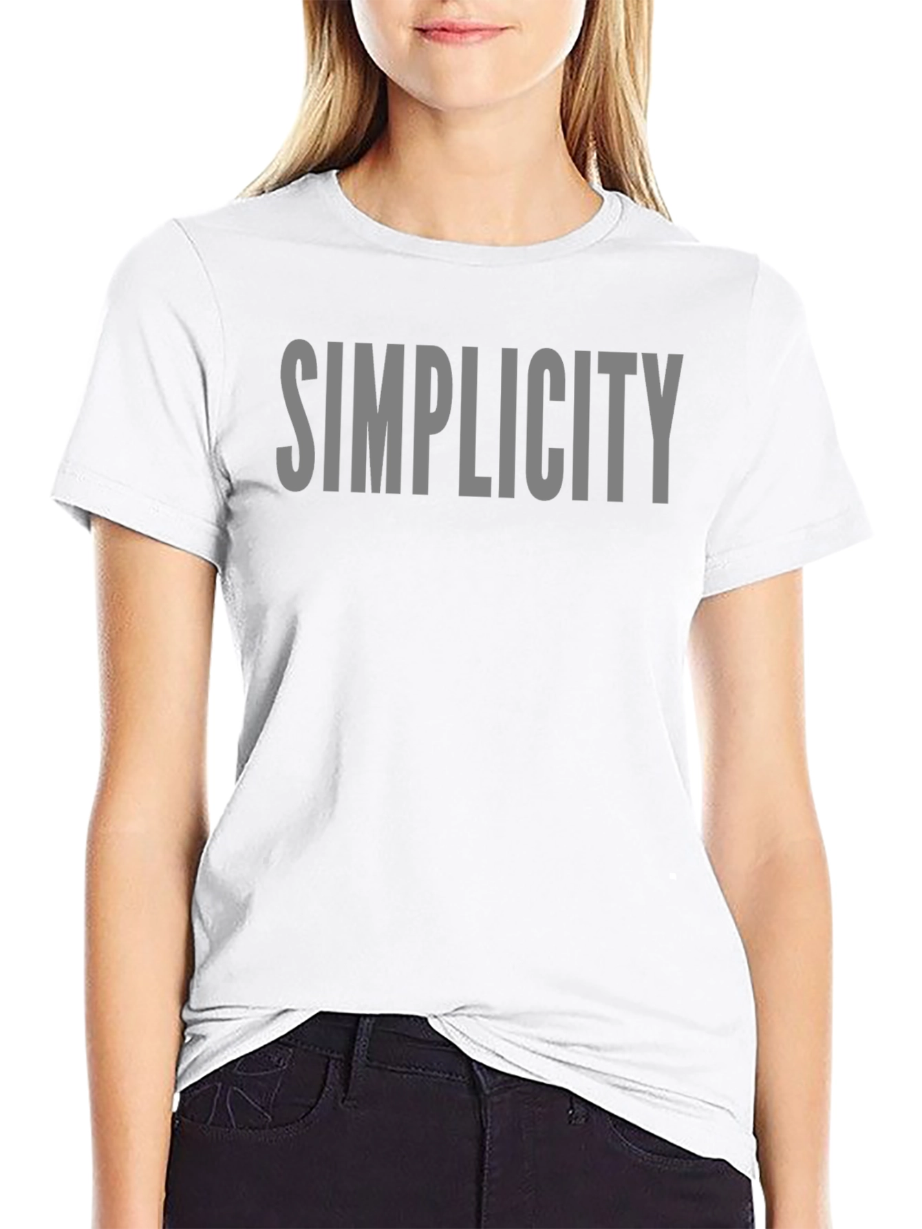 Simplicity Graphic T-Shirt - Minimalist Design