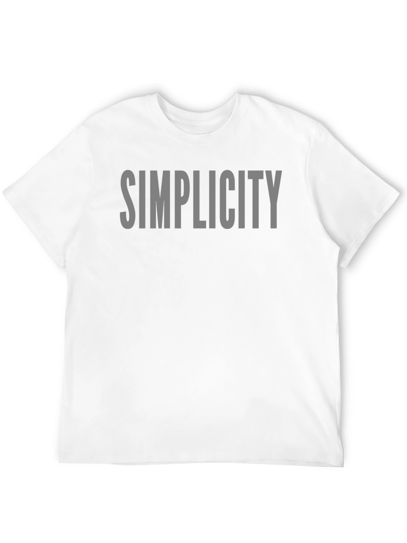Simplicity Graphic T-Shirt - Minimalist Design