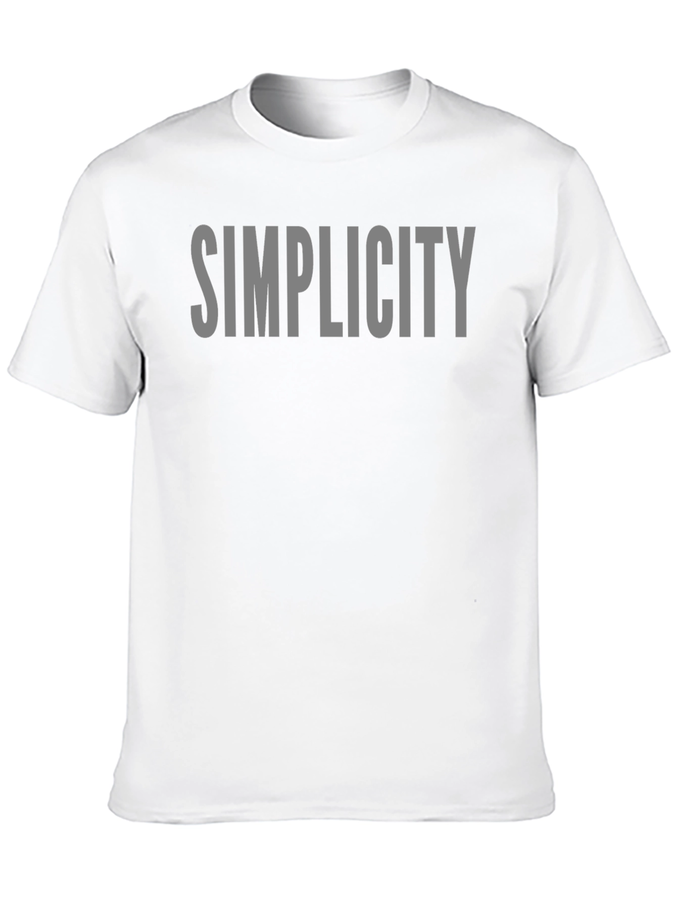 Simplicity Graphic T-Shirt - Minimalist Design