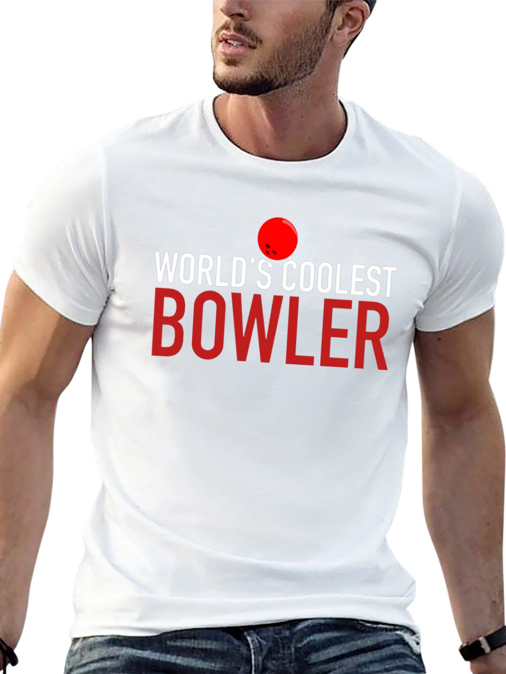 Worlds Coolest Bowler Graphic T-Shirt