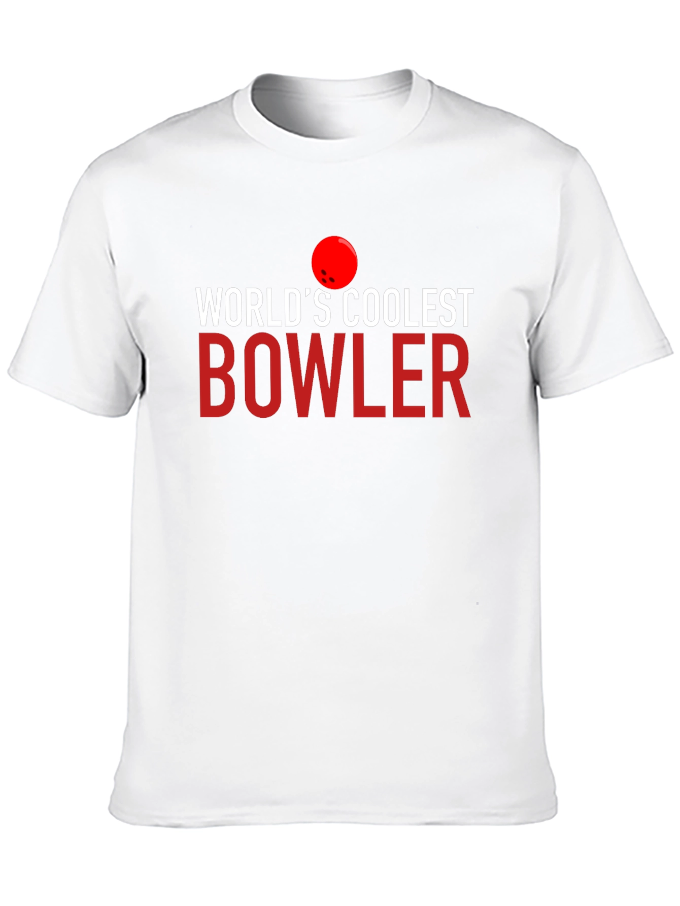 Worlds Coolest Bowler Graphic T-Shirt