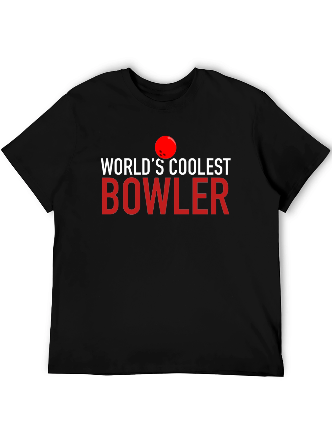 Worlds Coolest Bowler Graphic T-Shirt