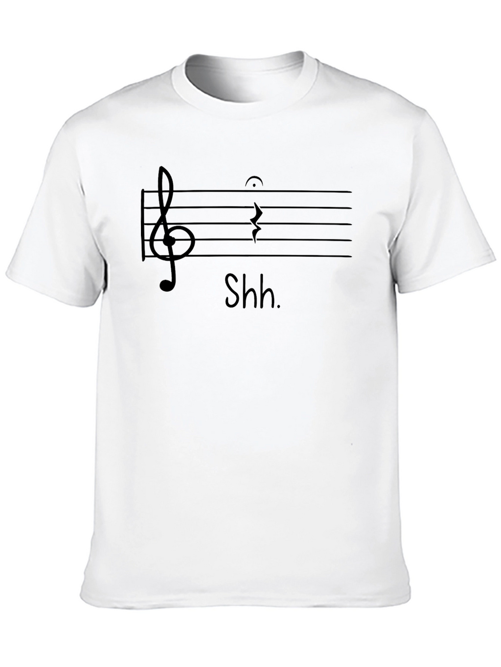 Shh Music Note T-Shirt