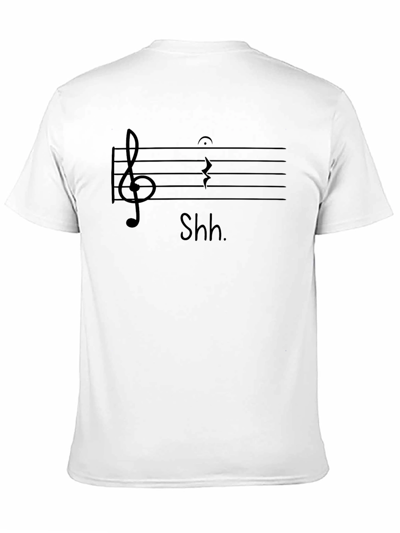 Shh Music Note T-Shirt