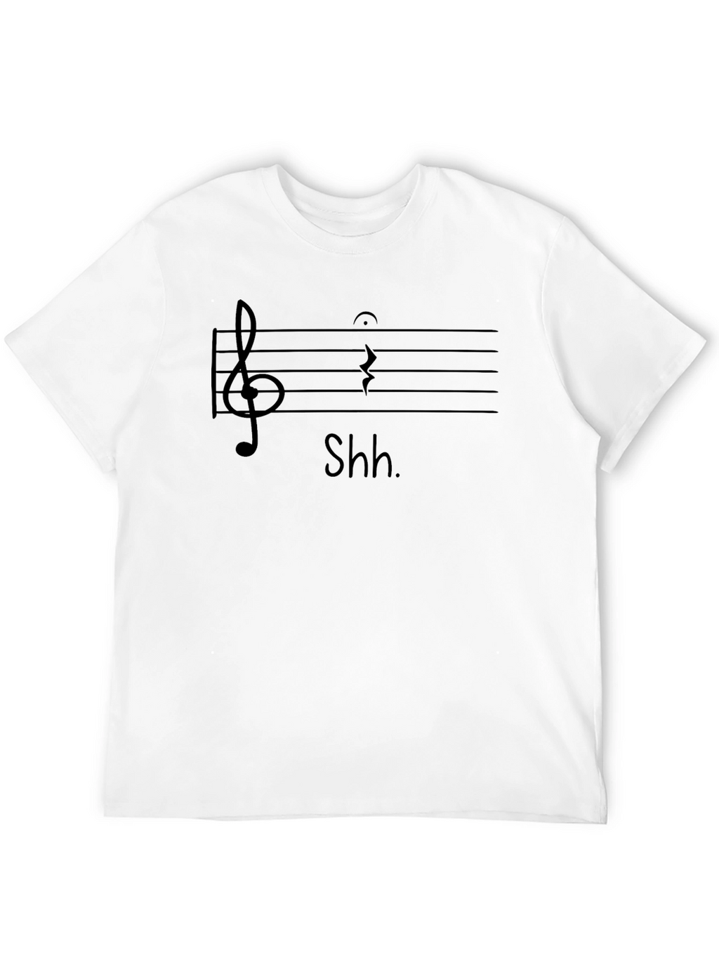 Shh Music Note T-Shirt