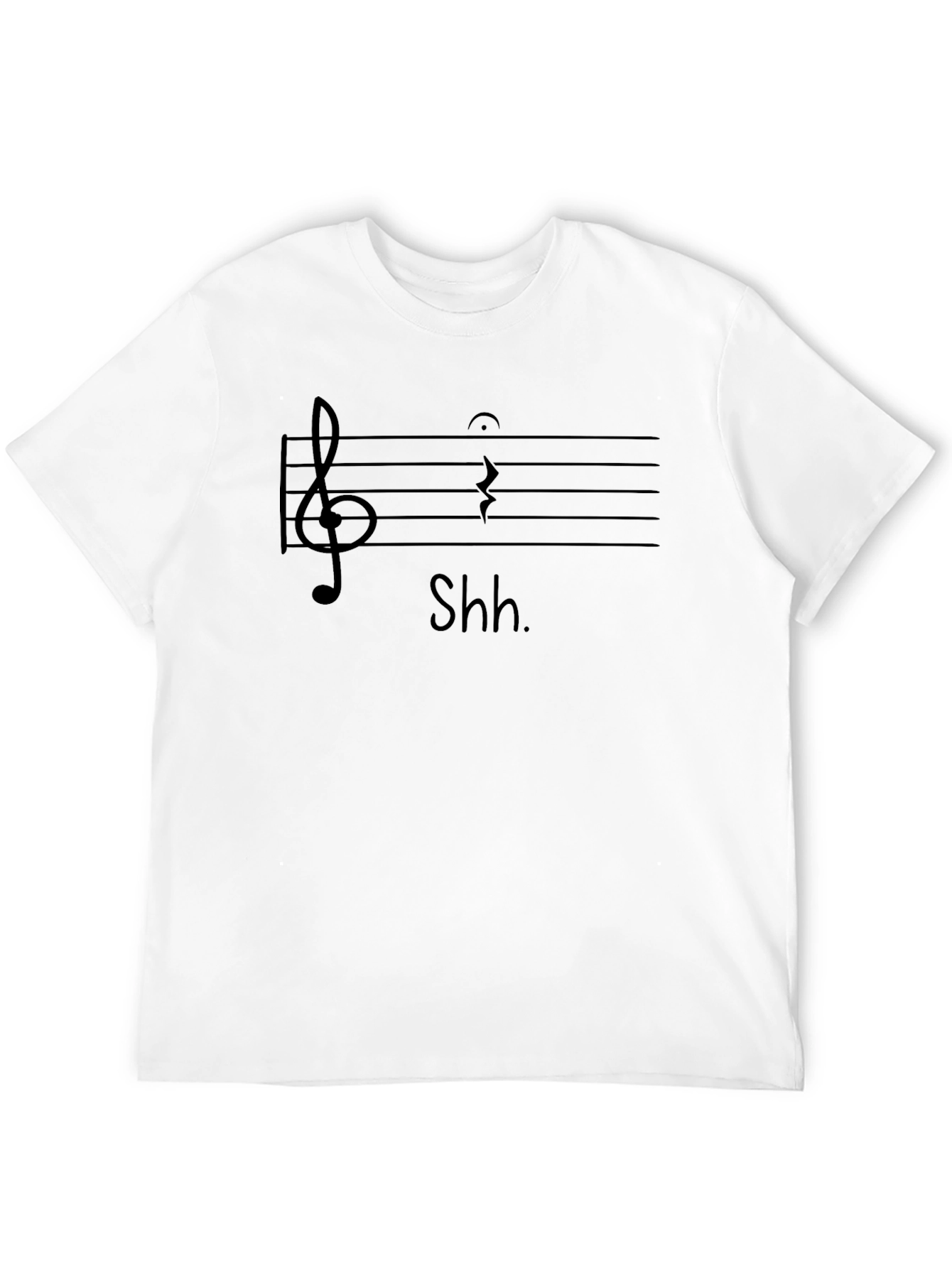 Shh Music Note T-Shirt