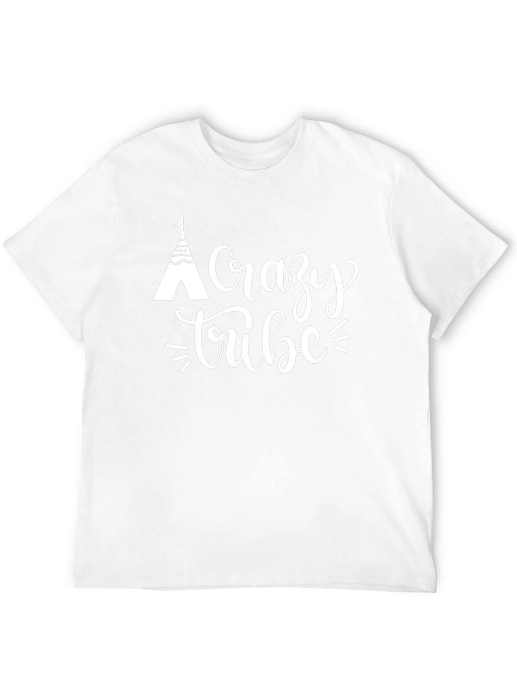 Crazy Tribe Graphic Tee - Black