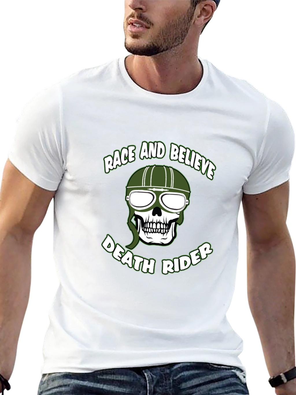 Death Rider Graphic T-Shirt - Race and Believe!