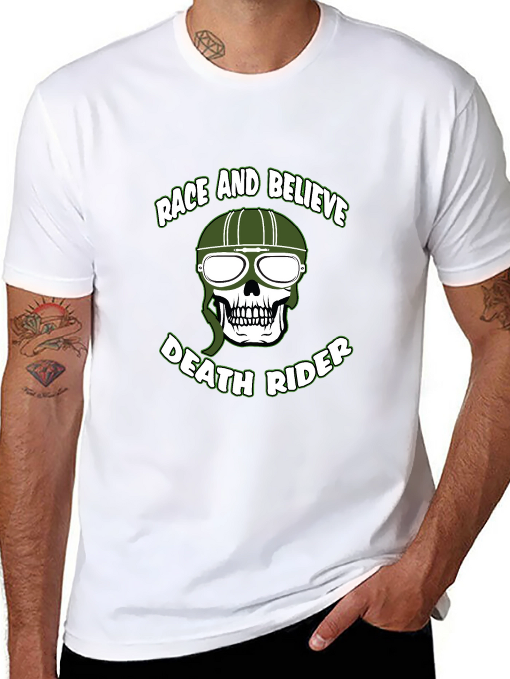 Death Rider Graphic T-Shirt - Race and Believe!