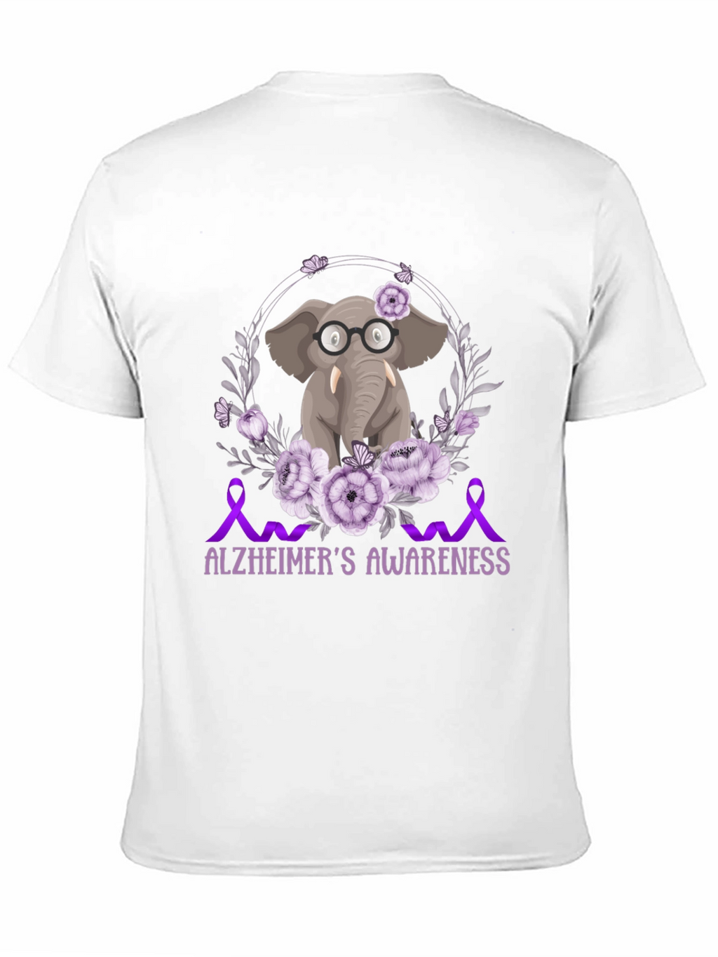Alzheimers Awareness Elephant T-Shirt