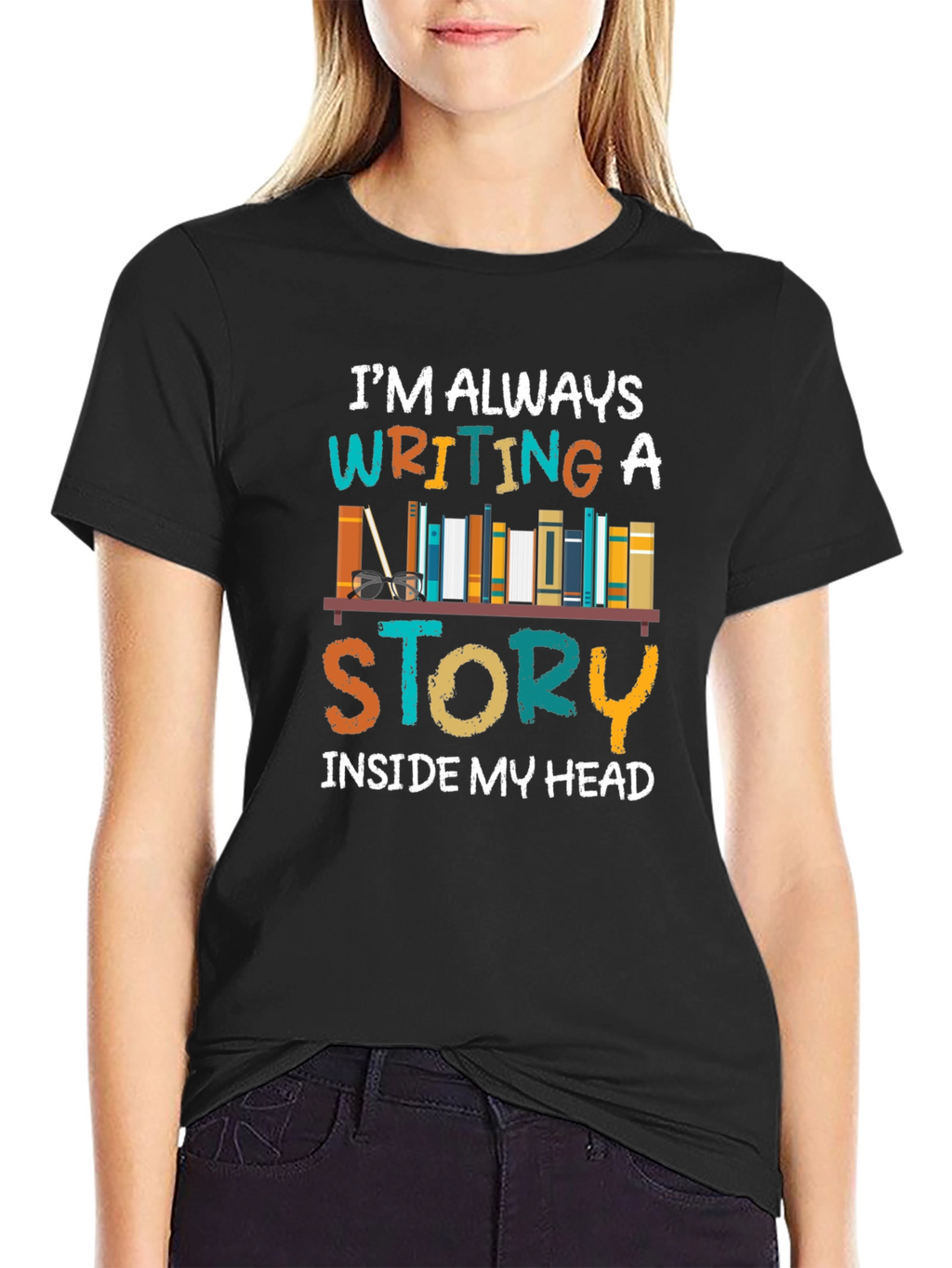 Book Lover T-Shirt: Writing a Story