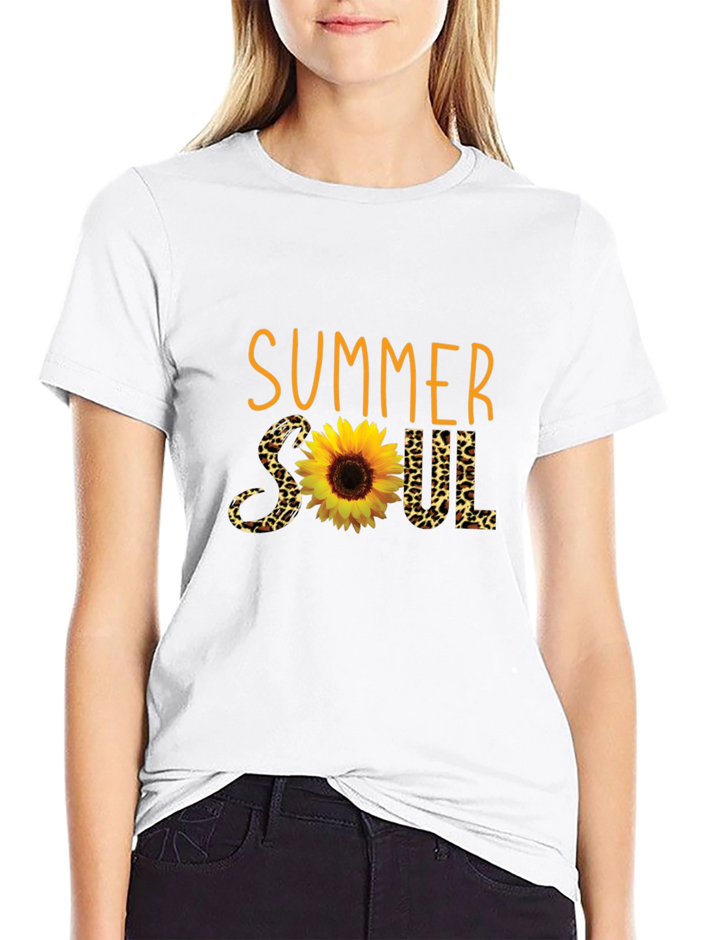 Summer Soul Sunflower Graphic T-Shirt