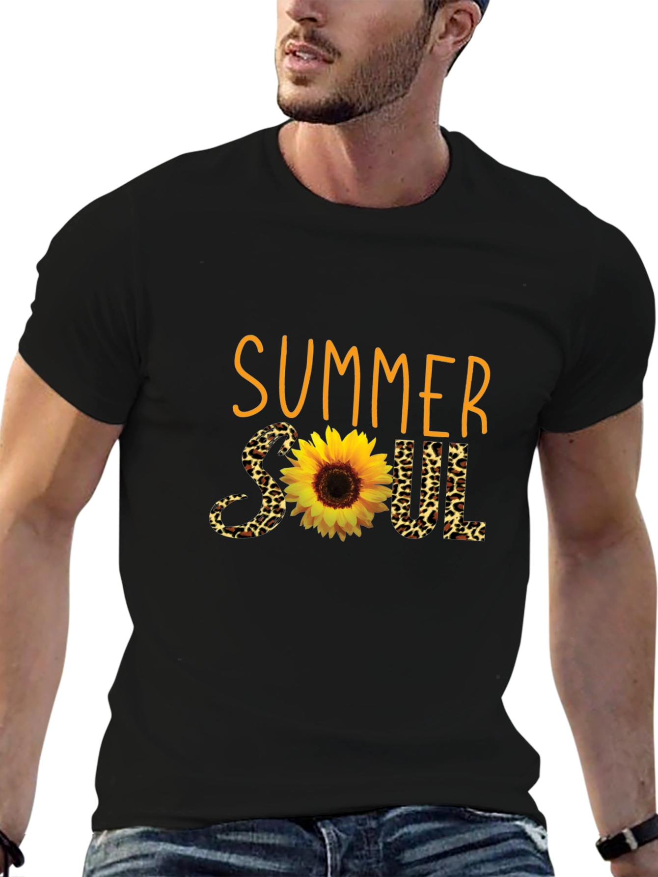 Summer Soul Sunflower Graphic T-Shirt