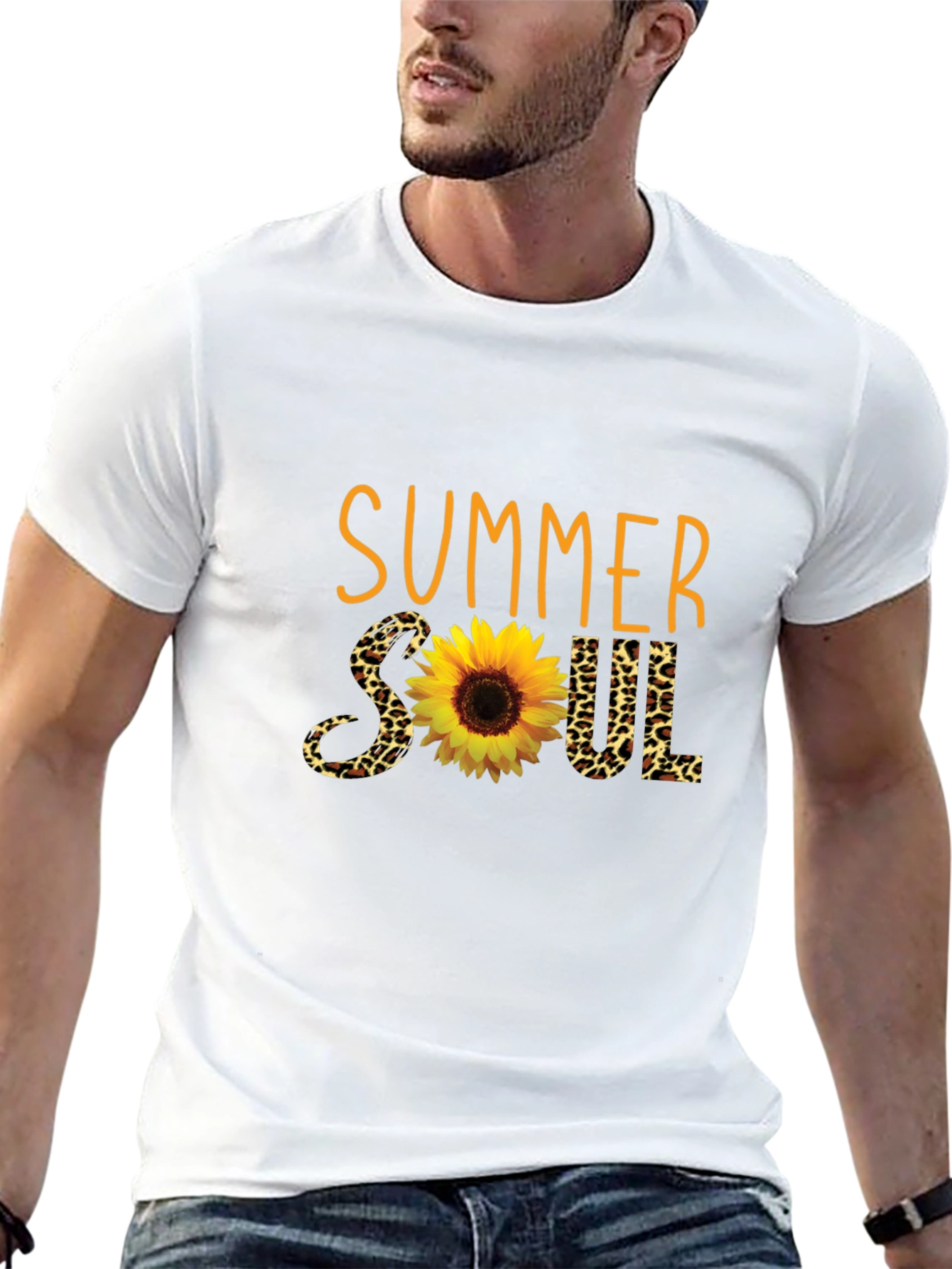 Summer Soul Sunflower Graphic T-Shirt
