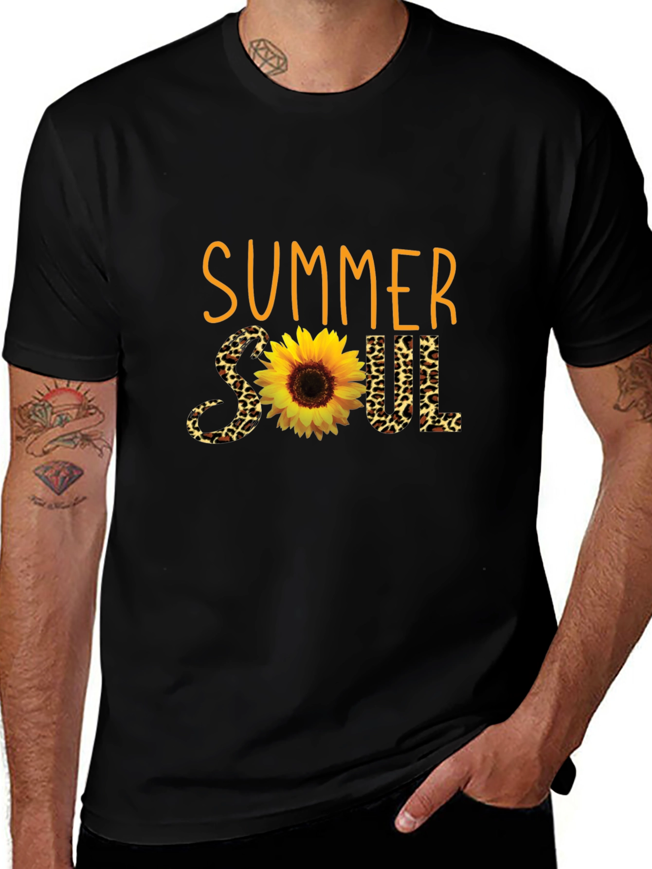 Summer Soul Sunflower Graphic T-Shirt