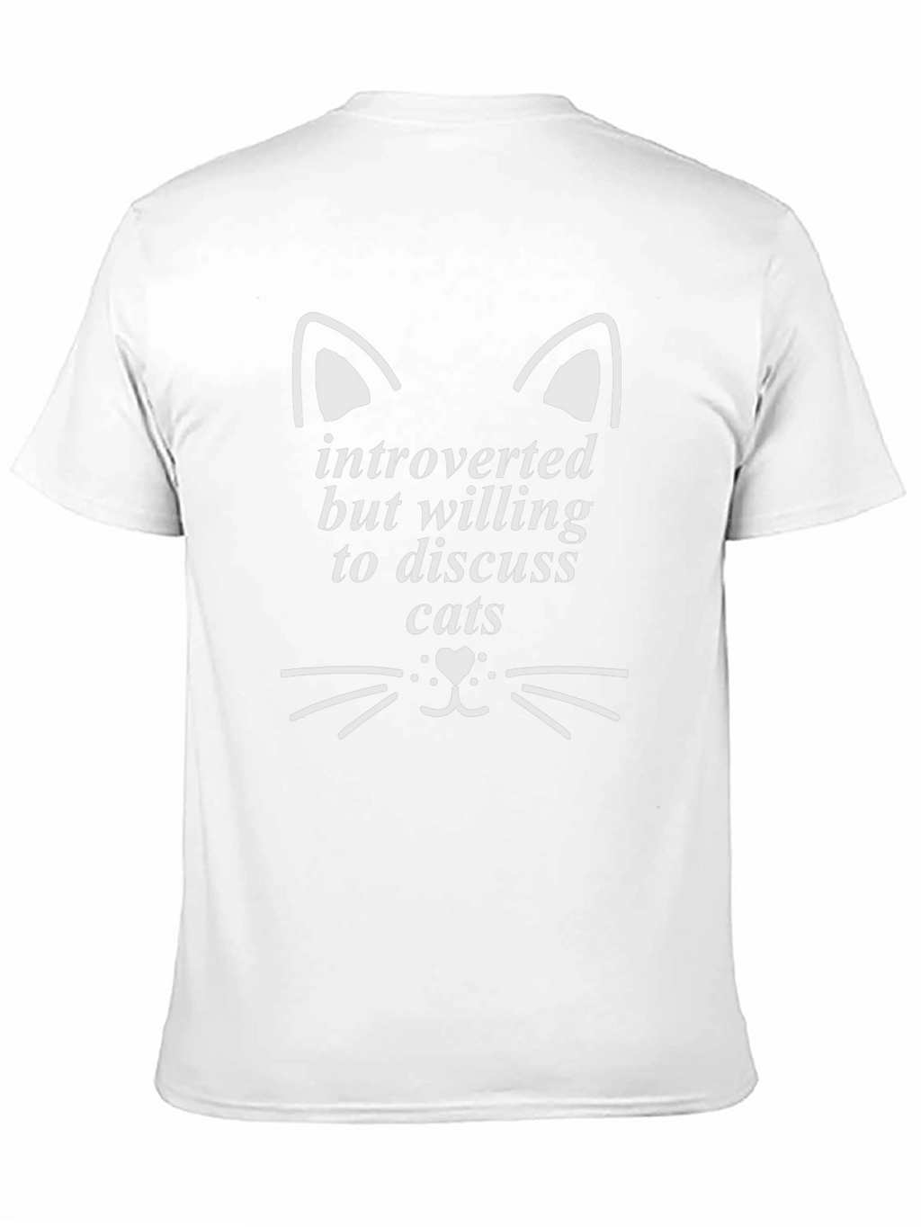 Introverted Cat Lover T-Shirt